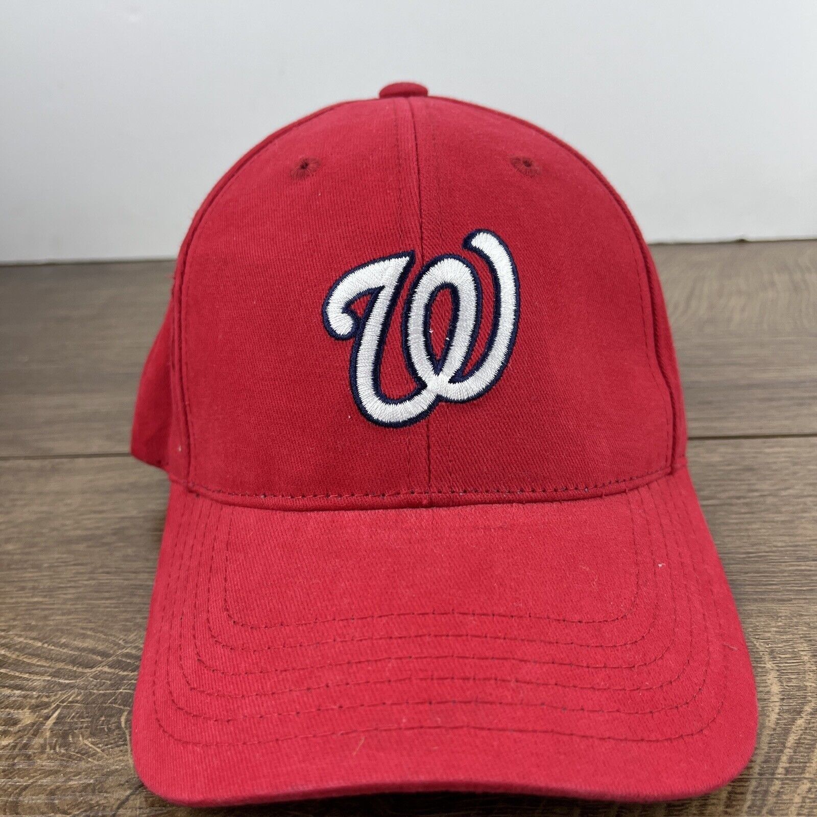 Other Washington Nationals Hat MLB Nats Hat Red Adjustable Hat Adu Size ONE SIZE - 5 Thumbnail