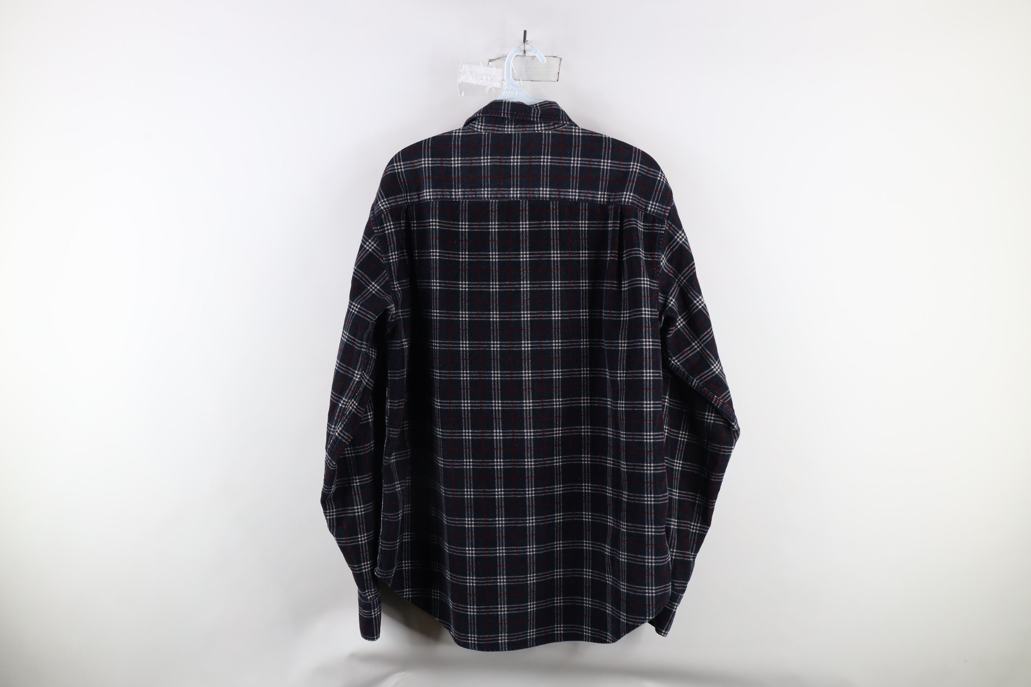 Gap × Vintage Vintage Y2K 2002 Gap Heavyweight Corduroy Button Shirt Plaid Size US L / EU 52-54 / 3 - 8 Thumbnail