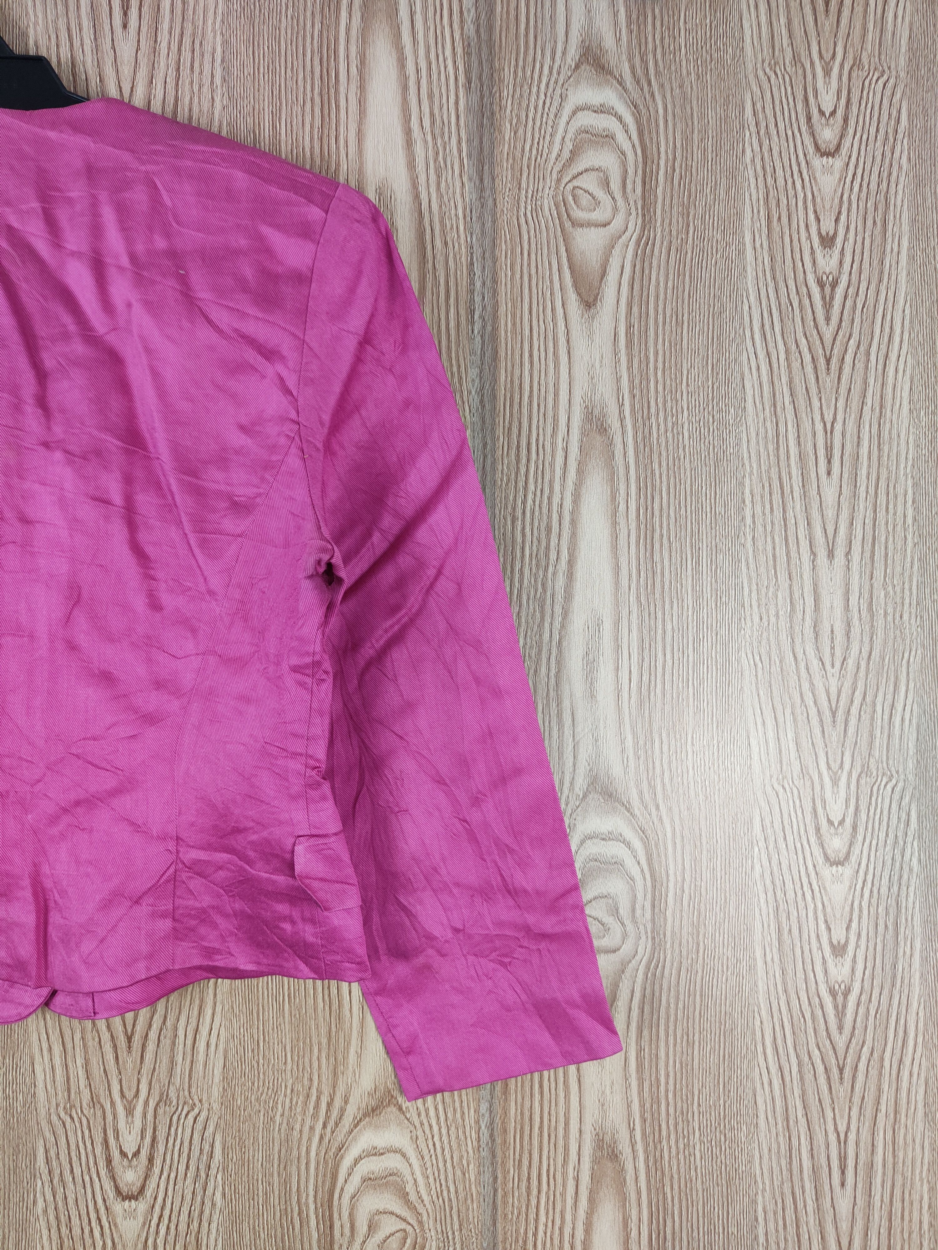 Japanese Brand × Vintage Luxury Lancetti Pink Cropped Button Up Shirts Size S / US 4 / IT 40 - 9 Thumbnail