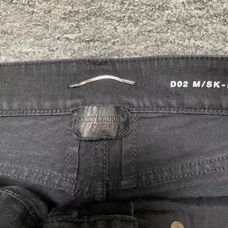 Saint Laurent Paris Saint Laurent ParisD02 Patchwork Rivet Jeans 2504-Nextarro Size US 29 - 2 Thumbnail