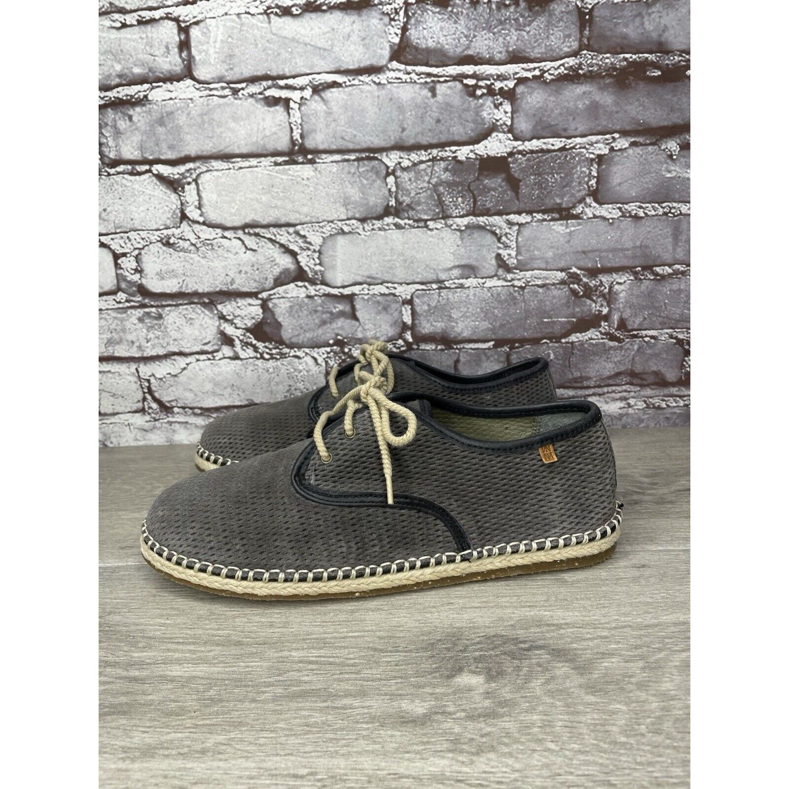 Other El Naturalista Gray Suede Leather Oxfords Lace Up Sneakers S Size US 8 / EU 41 - 6 Thumbnail