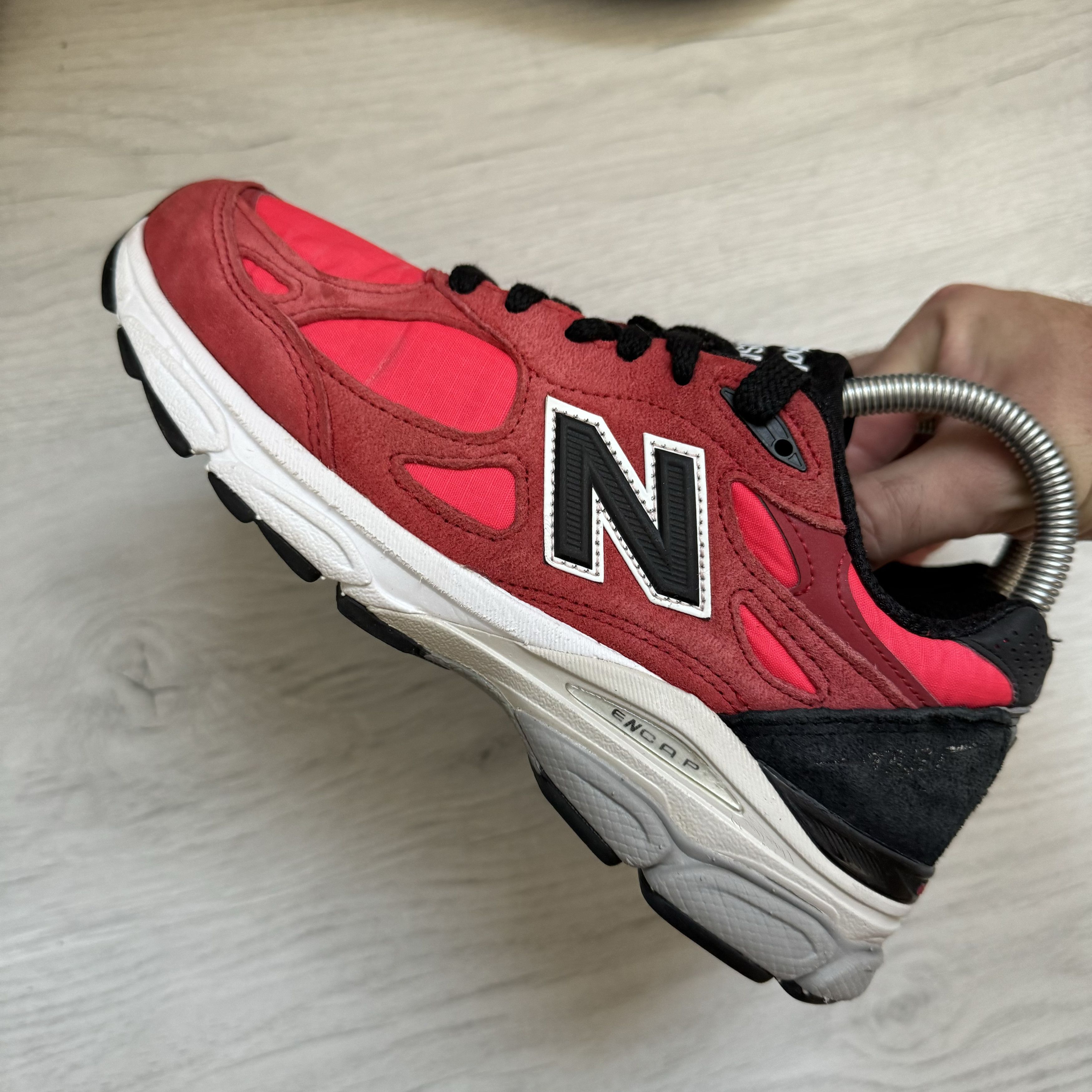 New balance 990 red and black sale