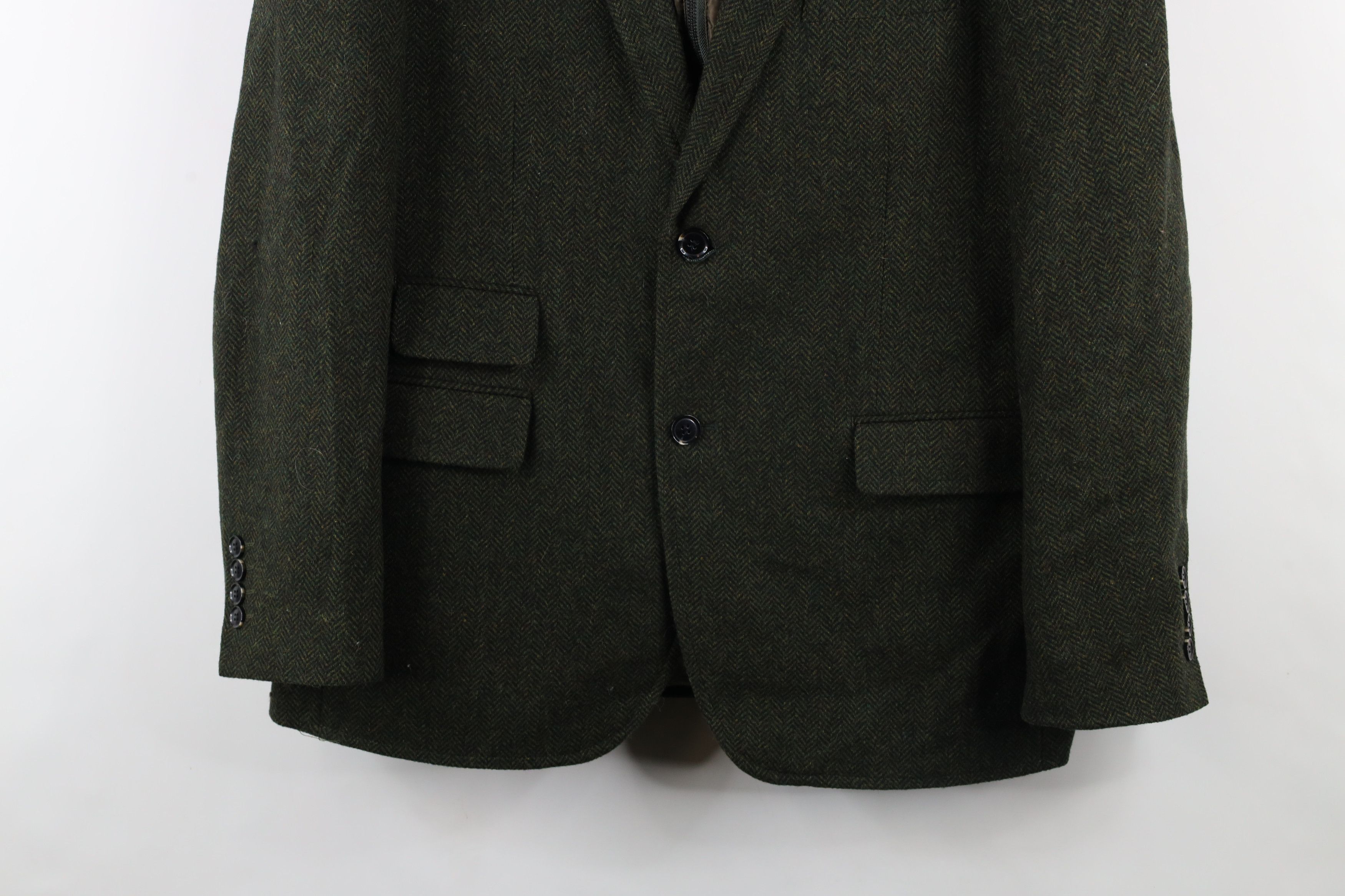 Vintage Vintage Streetwear Herringbone Lined 2 Button Blazer Jacket Size US XL / EU 56 / 4 - 3 Thumbnail