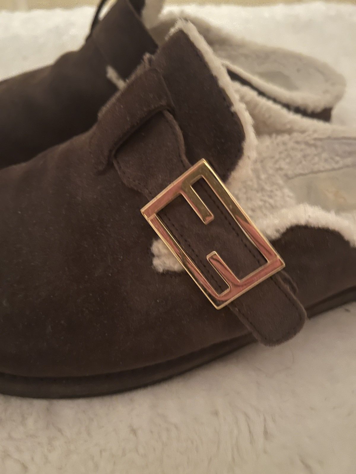 Fendi FENDI SHEARLING MULE Sz 42 Size US 12 / IT 42 - 4 Thumbnail