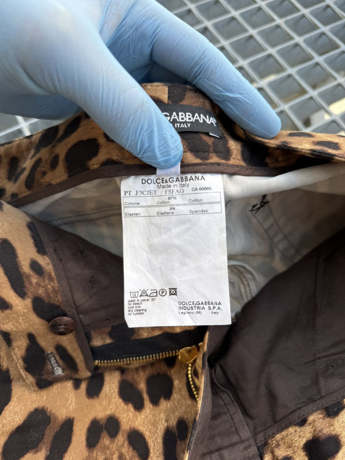 Dolce & Gabbana Dolce & Gabbana leopard Print Jeans Size 38" / US 16 / IT 52 - 16 Thumbnail