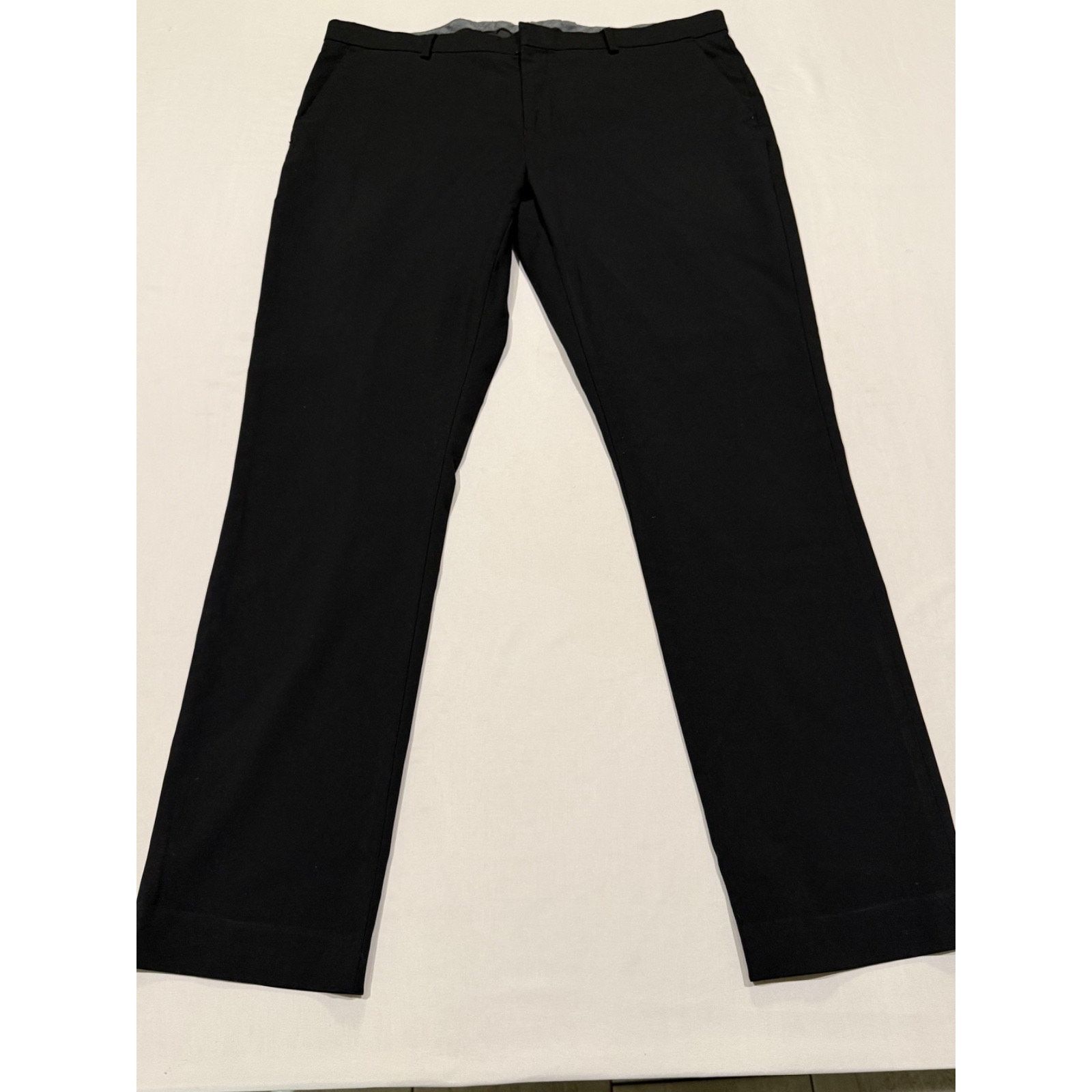 Murano Murano Men's Chino Pants 36 x 32 Black Evan Fit Stretch Slim Size US 36 / EU 52 - 1 Thumbnail