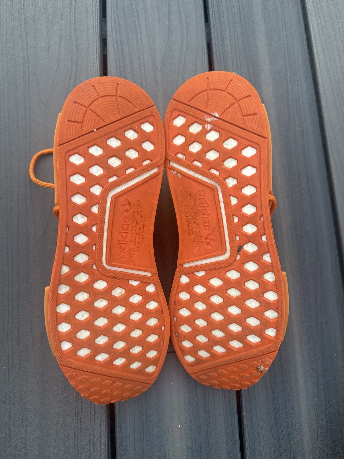 Adidas × Pharrell Adidas NMD Human Race x Pharrell Orange Size US 11 / EU 44 - 4 Thumbnail