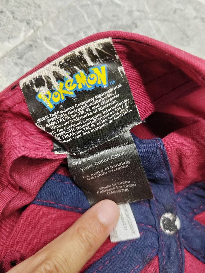 Pokemon Vintage Pokemon Distressed Style Cap Hat Size ONE SIZE - 8 Thumbnail