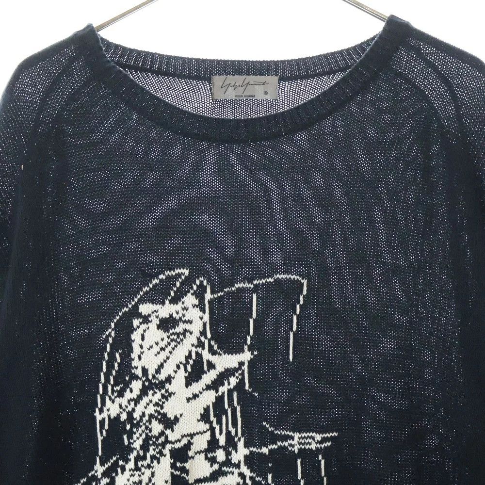 Yohji Yamamoto Yohji Yamamoto POUR HOMME 20SS / Crew neck A / Knit sweater Size US L / EU 52-54 / 3 - 3 Thumbnail