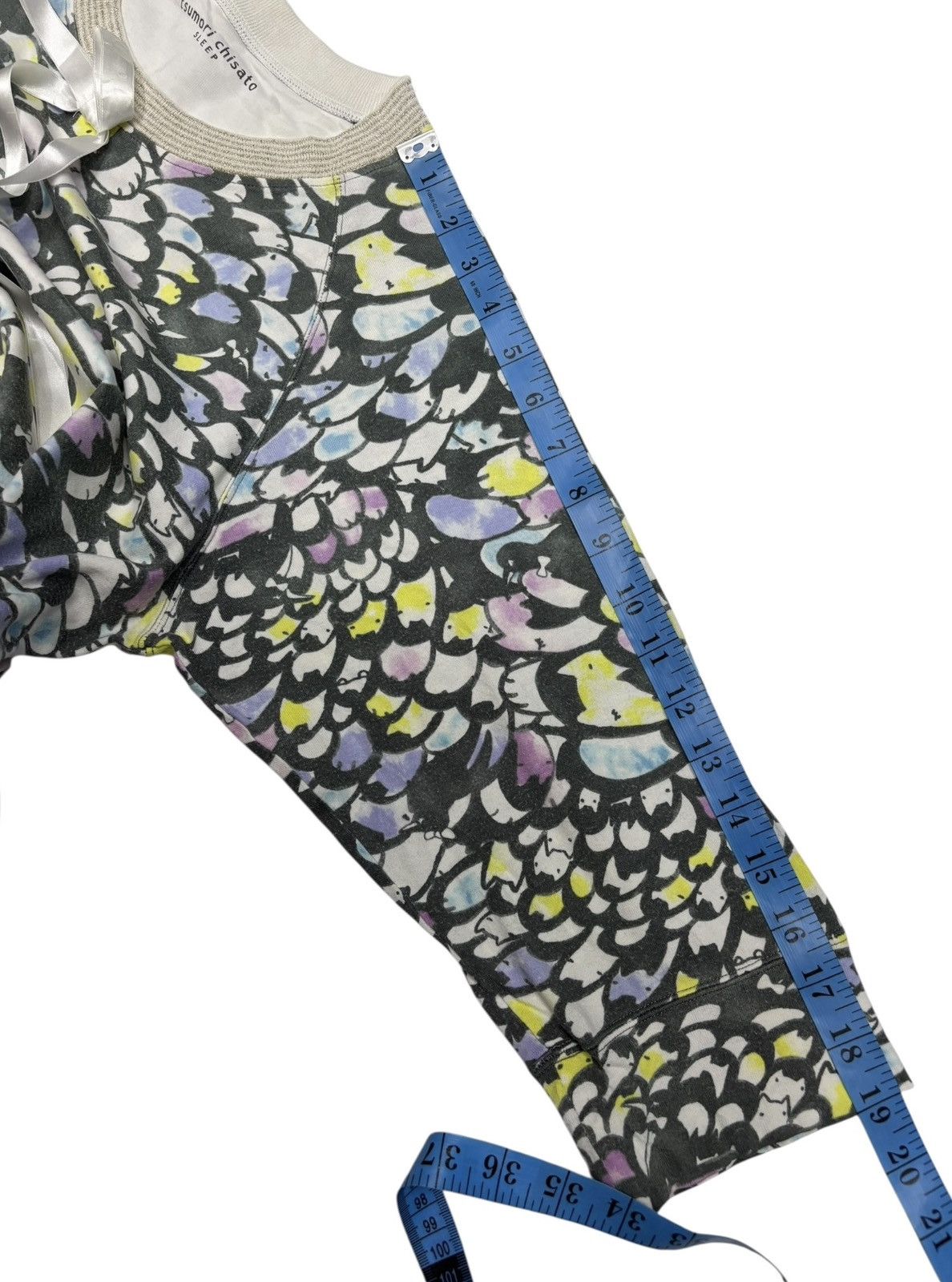 Tsumori Chisato 🔥TSUMORI CHISATO ARTISTIC PATTERN WITH RIBBON TIE DETAIL Size M / US 6-8 / IT 42-44 - 9 Thumbnail