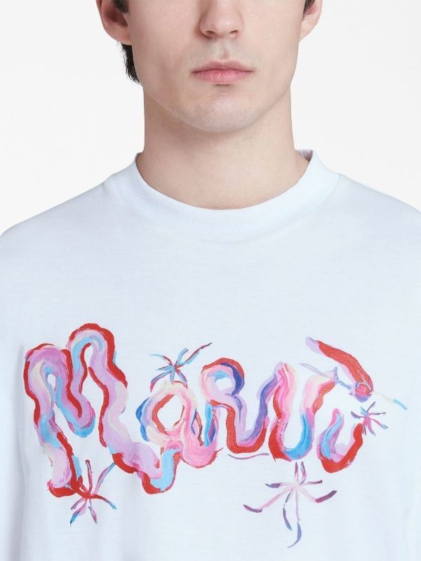 Marni o1srvl11e0724 T-Shirt in White Size US XL / EU 56 / 4 - 5 Thumbnail