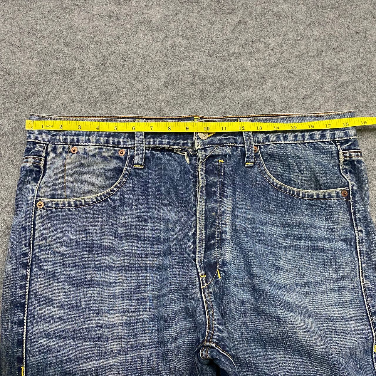 Levi's Vintage Levis Distressed Denim Kurt Cobain Style Size US 37 - 4 Thumbnail