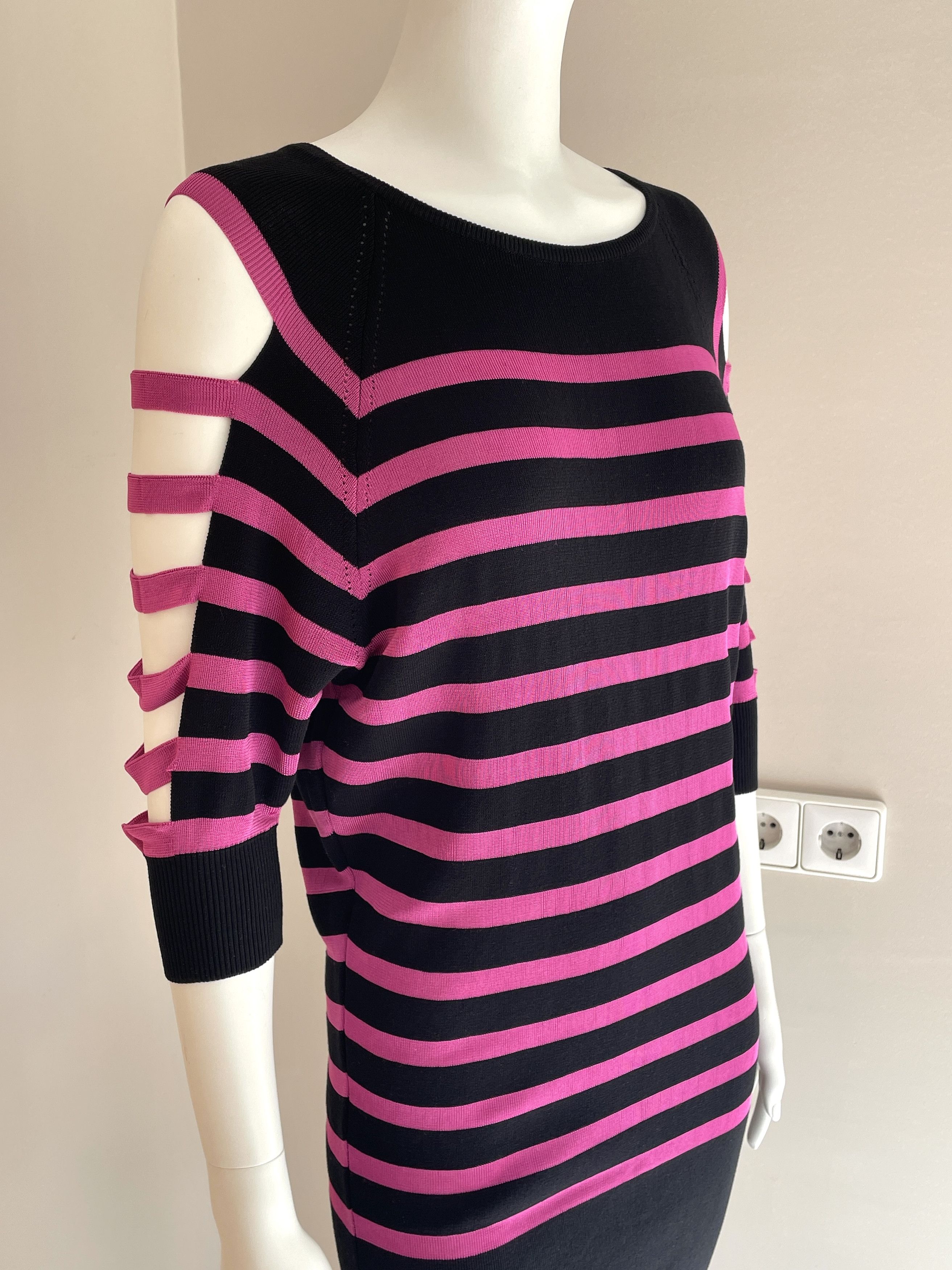 Jean Paul Gaultier striped cut out dress Size S / US 4 / IT 40 - 4 Thumbnail