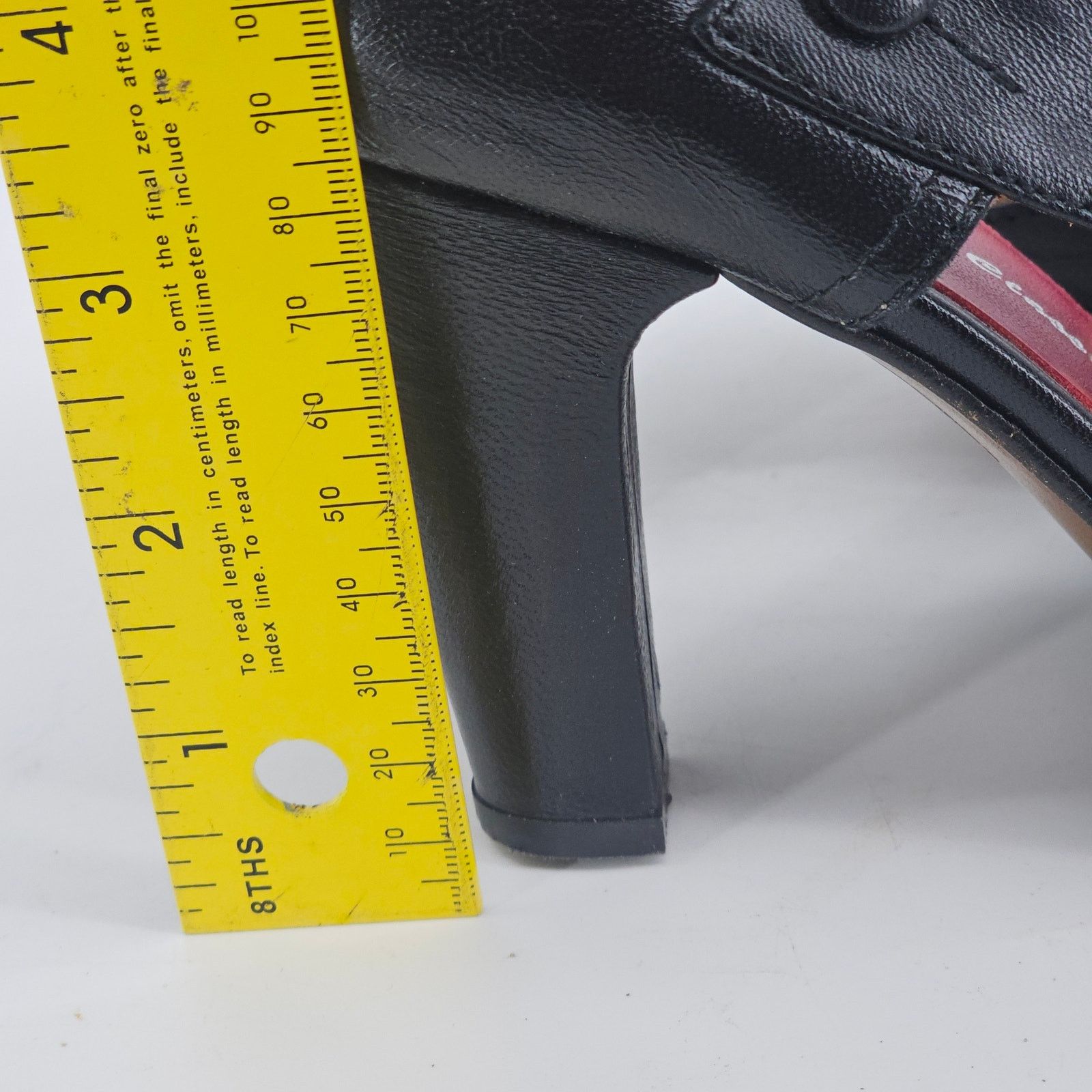 Other Re-Mix Deluxe Vintage Eva Black D’orsay Peep Toe Pump Heel 6 Size US 6 / IT 36 - 10 Thumbnail