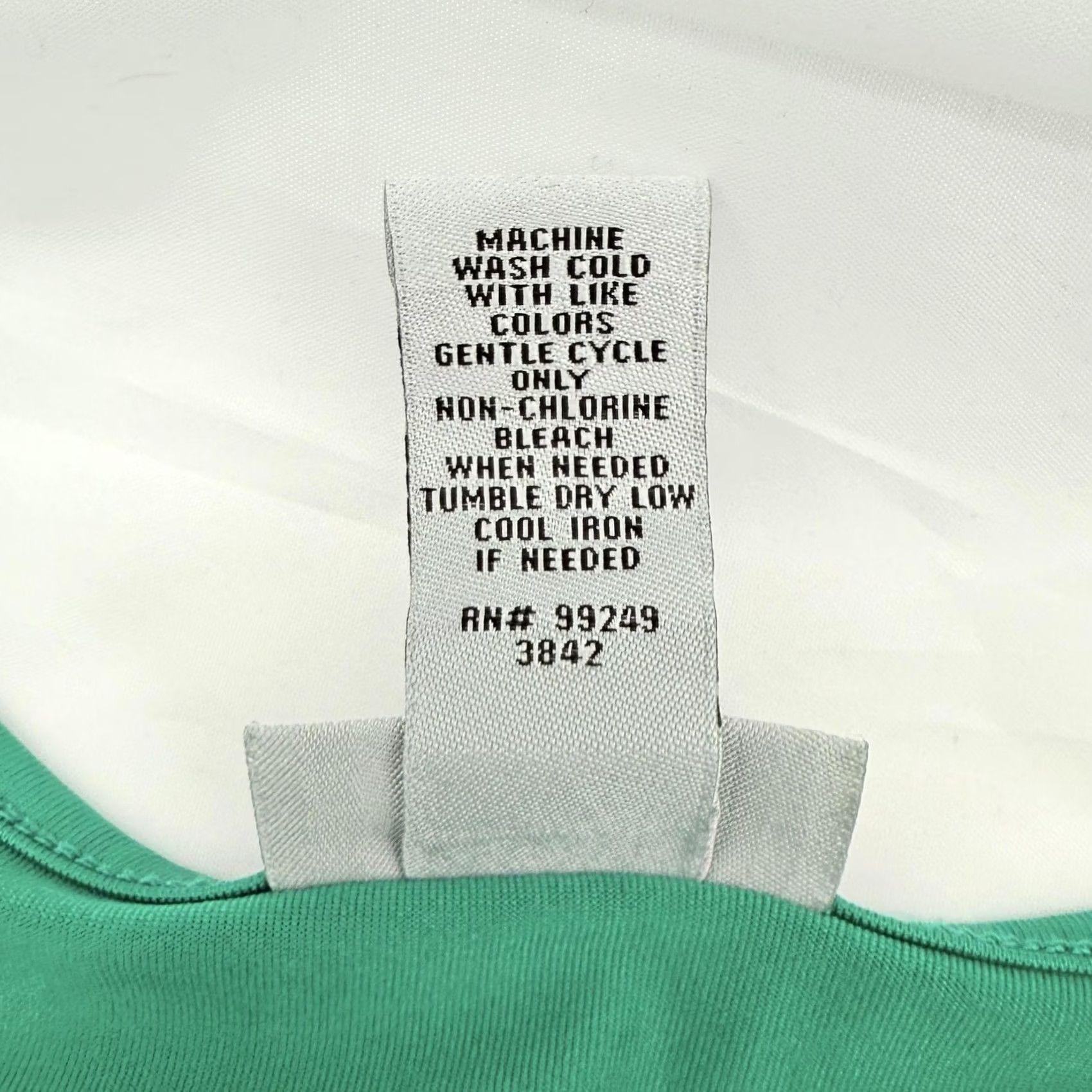 Vintage Catherines Tank Top Womens 2X Green Sleeveless Plus Size Casual Stretch Polo? Size XXL / US 16-18 / IT 52-54 - 7 Thumbnail