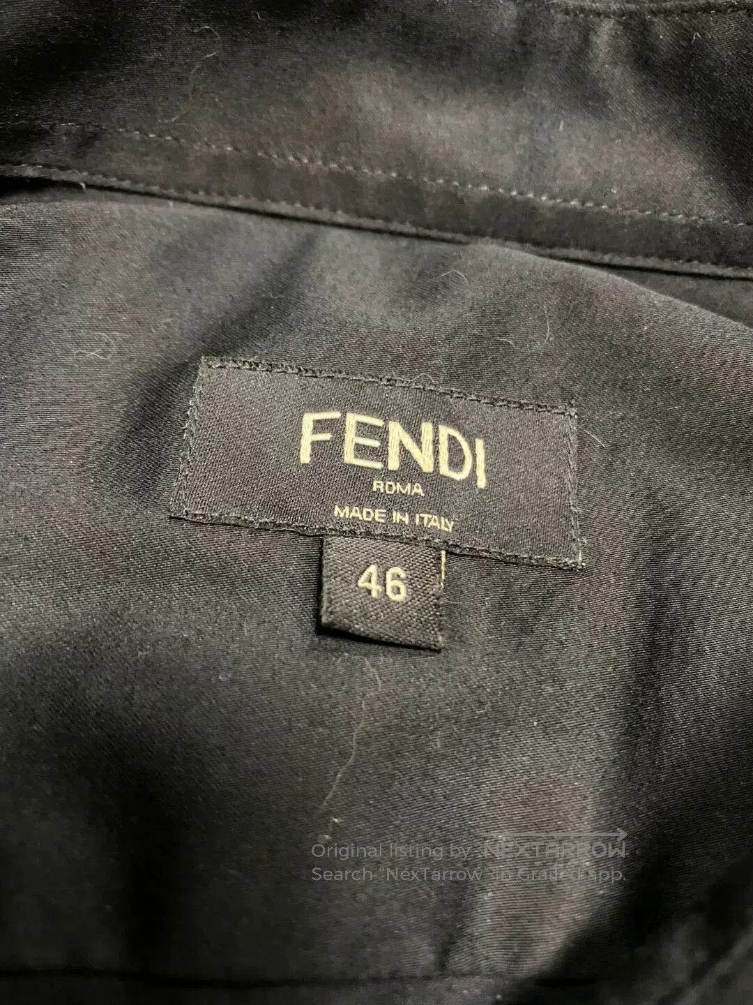 Fendi Fendi Little Monster Silk Long-Sleeve Shirt. Size US S / EU 44-46 / 1 - 4 Thumbnail