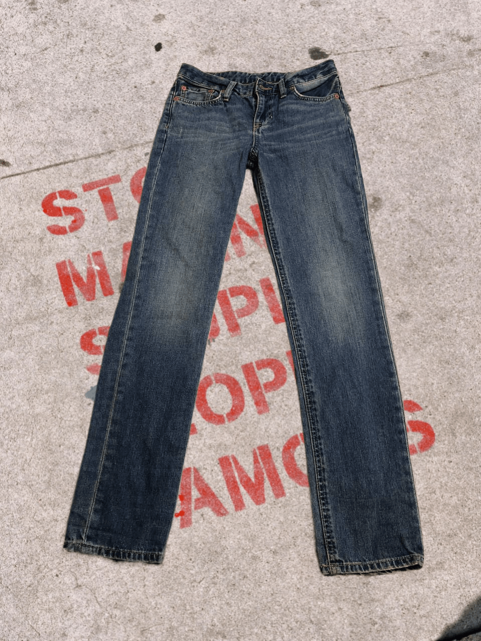 Polo Ralph Lauren POLO RALPH LAUREN mid Blue Denim Jeans Size 27" / US 4 / IT 40 - 1 Thumbnail