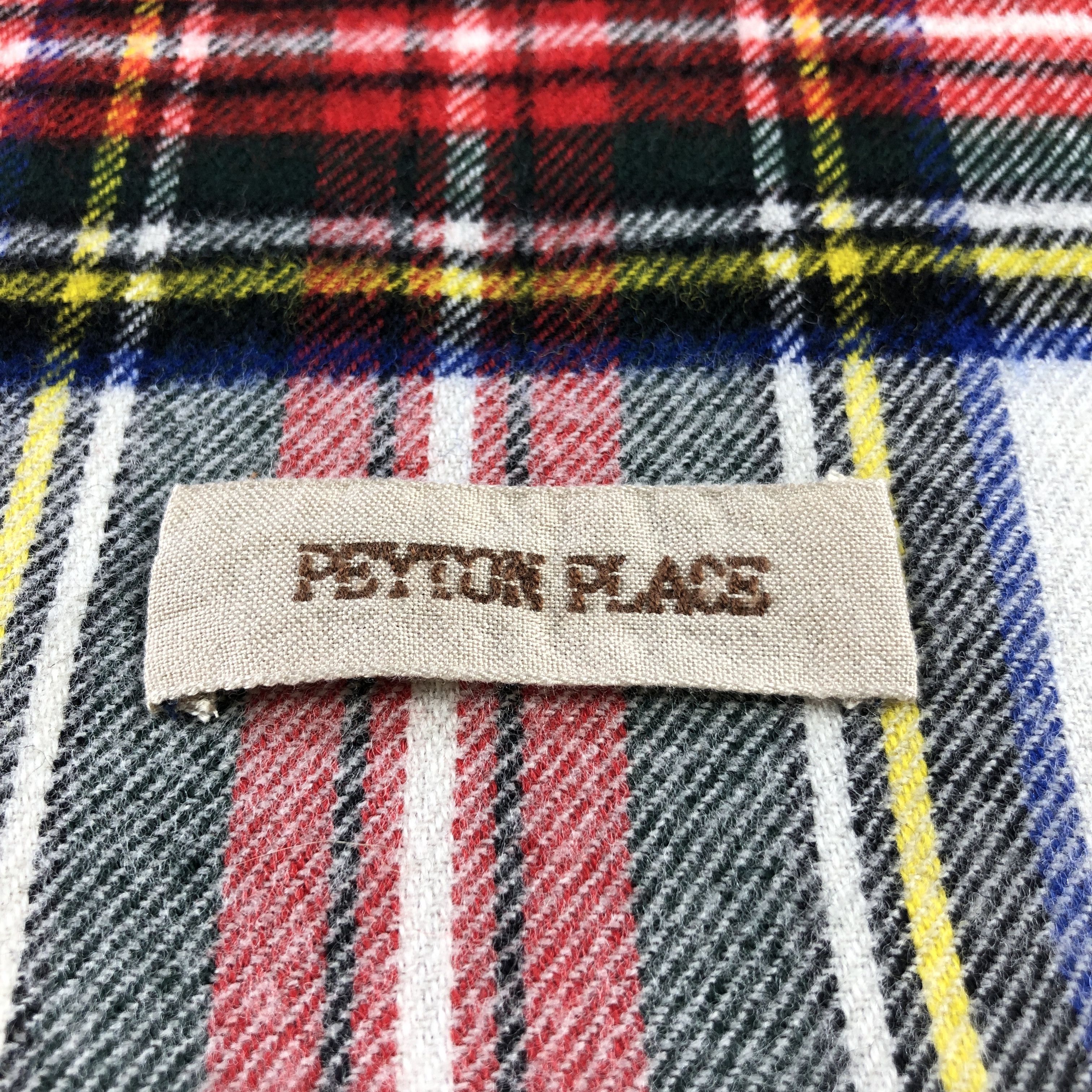 PPFM PPFM Tartan Wool Scarf Muffler V2872 Size ONE SIZE - 4 Thumbnail