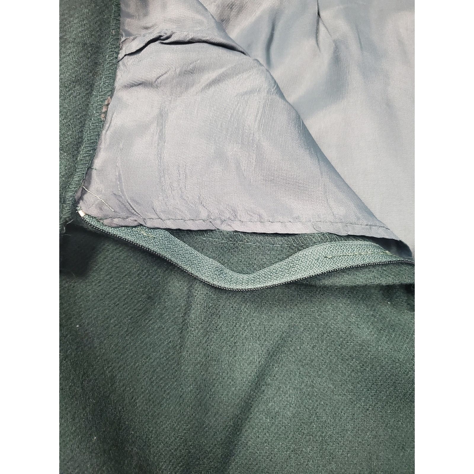 Other Vintage Womens Diane Richard 8 Green Wool Midi Pencil Skirt Size 30" / US 8 / IT 44 - 8 Thumbnail