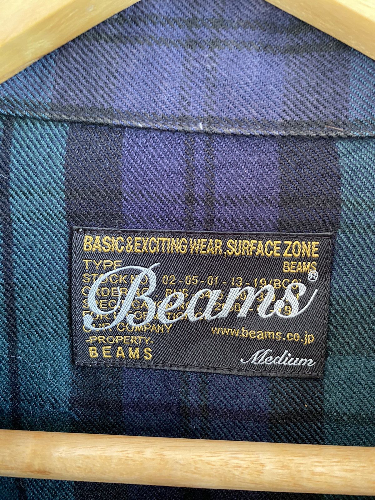 Beams Plus × Flannel ✅️Vintage Beams Flannel Wool Cotton Green Size US M / EU 48-50 / 2 - 6 Thumbnail