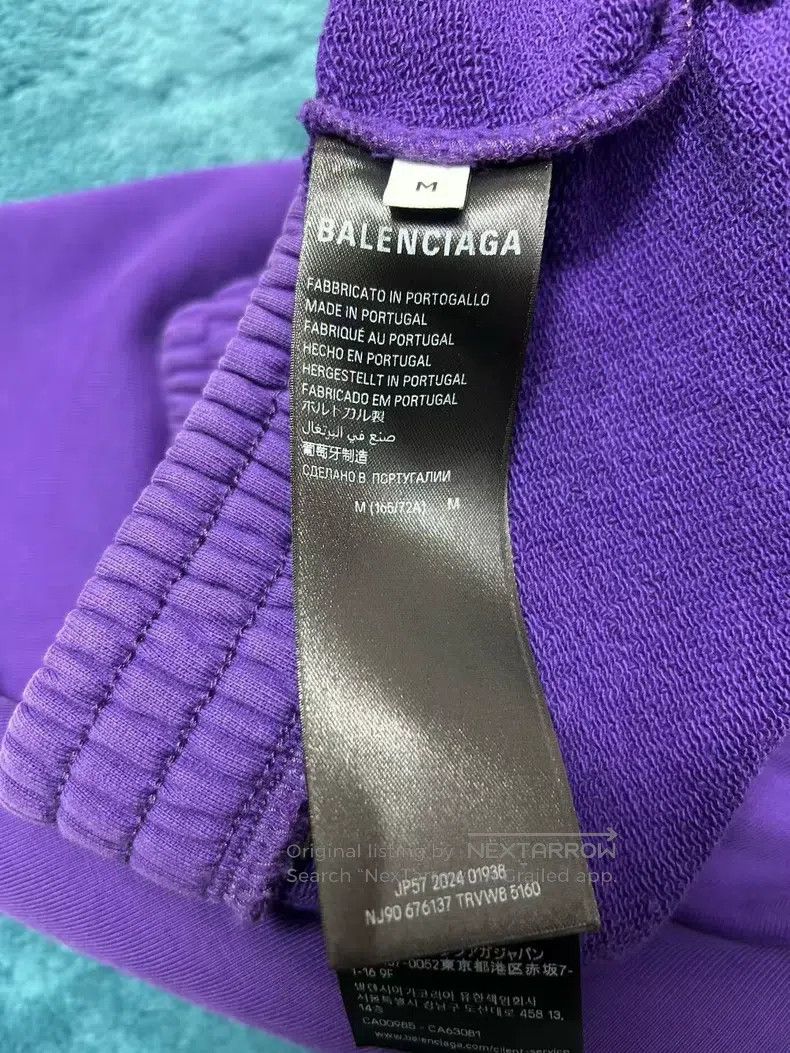 Balenciaga Balenciaga size M Embroidered Single Ring Cotton Short Pan Size US 27 - 4 Thumbnail