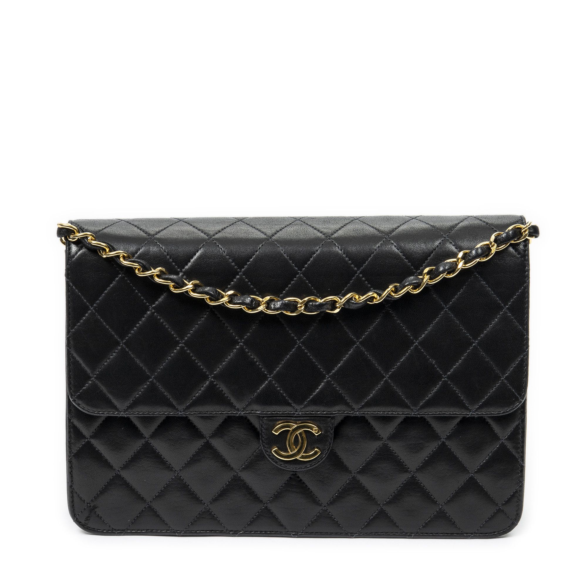Chanel Vintage Push Lock Straight Flap Size ONE SIZE - 1 Thumbnail