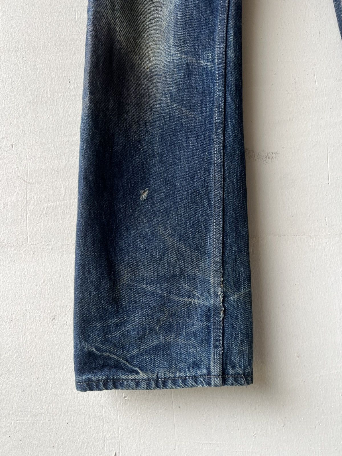 Japanese Brand Gangsterville Glad Hand Japan Dirty Mud Denim Selvedge Jeans Size US 28 / EU 44 - 11 Thumbnail