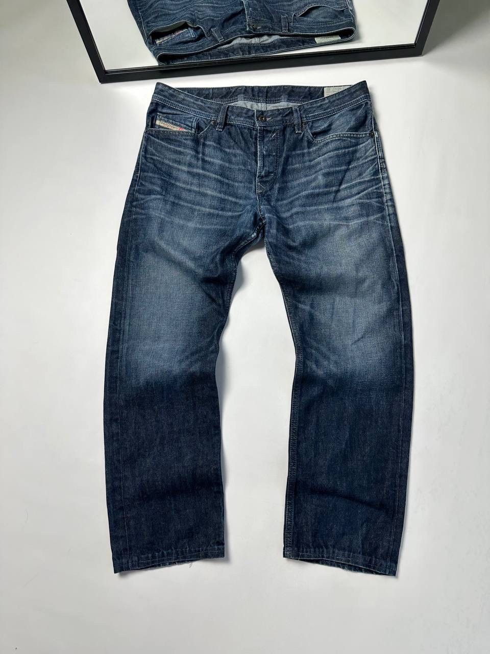 Diesel Vintage Diesel Wide Washed Denim Jeans Japanese Size US 34 / EU 50 - 1 Thumbnail