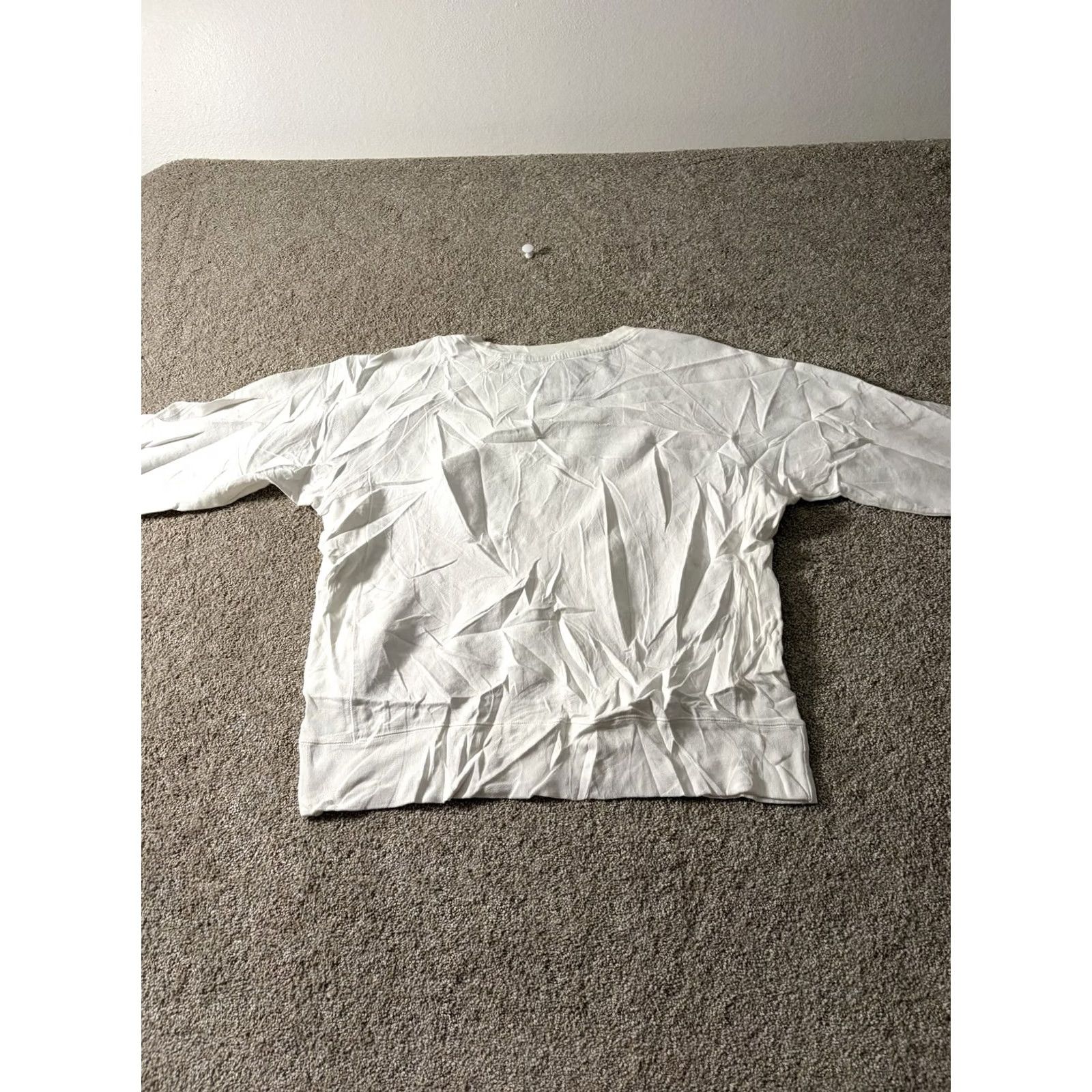 Champion Champion Shirt Mens L White Sweatshirt Fleece Pullover Crewneck Solid Casual Size US L / EU 52-54 / 3 - 7 Thumbnail