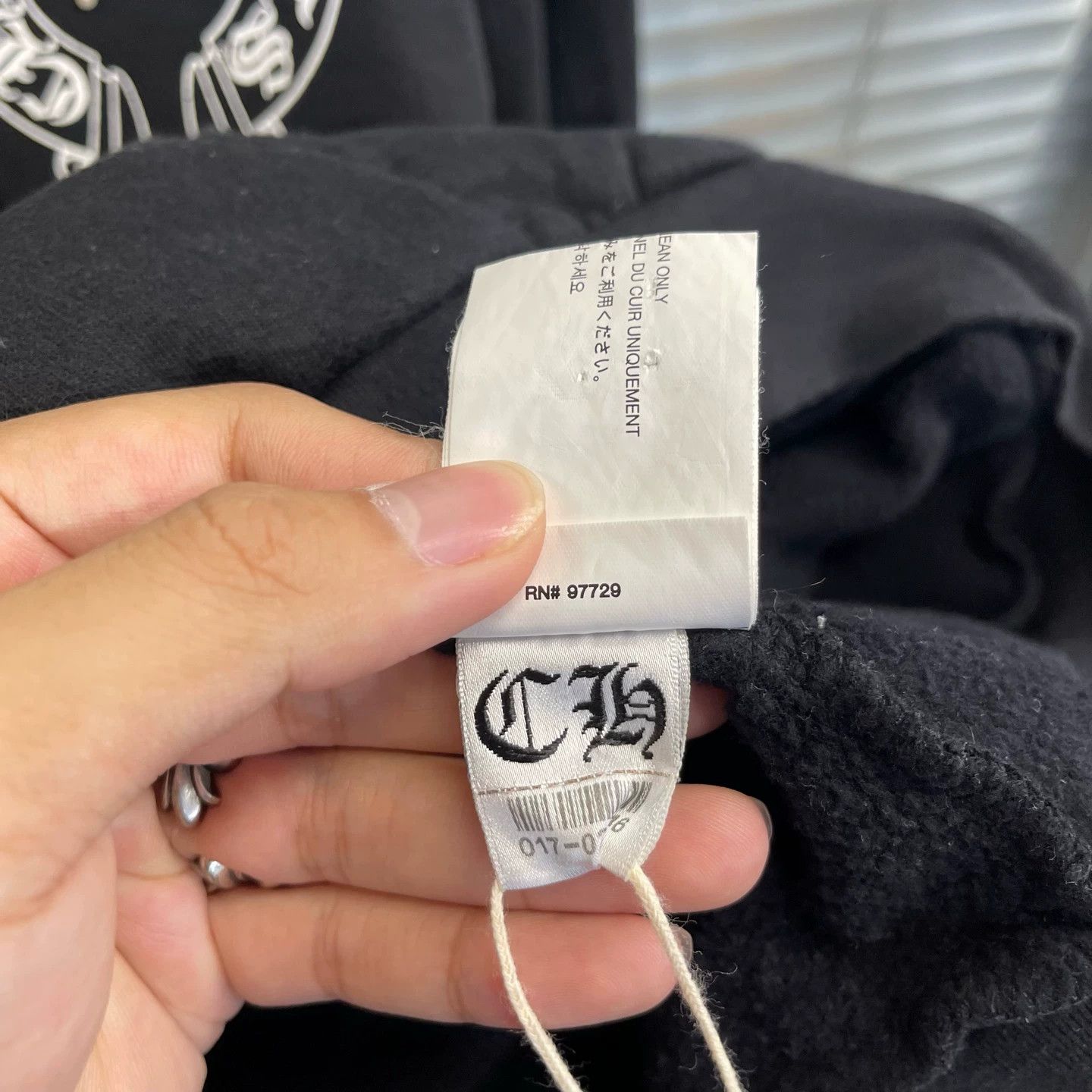 Chrome Hearts CH Embroidered Leather Patch Skt Horseshoe Hoodie Size US M / EU 48-50 / 2 - 7 Thumbnail