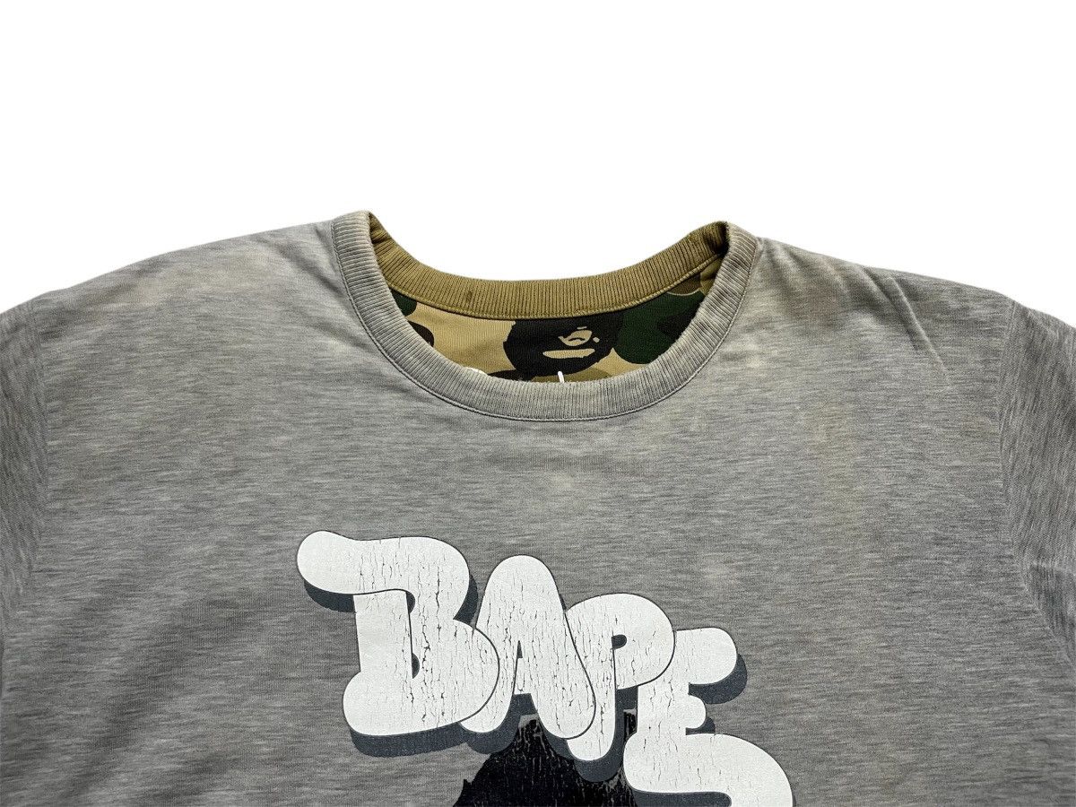 Bape × Kaws OG Bape x Kaws Camo Reversible L/S T-Shirt Distressed Size US M / EU 48-50 / 2 - 9 Thumbnail