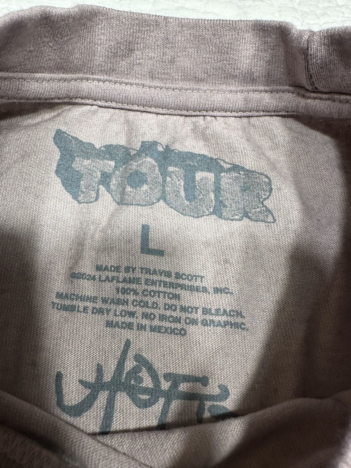Travis Scott Travis Scott MetLife Exclusive Taupe Long Sleeve Size Large Size US L / EU 52-54 / 3 - 3 Thumbnail