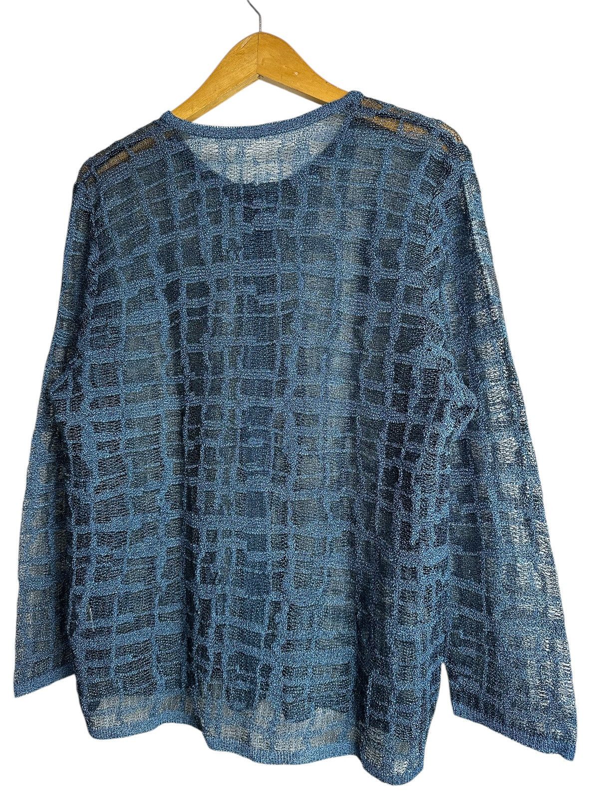 Issey Miyake Undefined MESH TRANSPARENT SHIRT ISSEY YOHJI STYLE Size US M / EU 48-50 / 2 - 7 Thumbnail