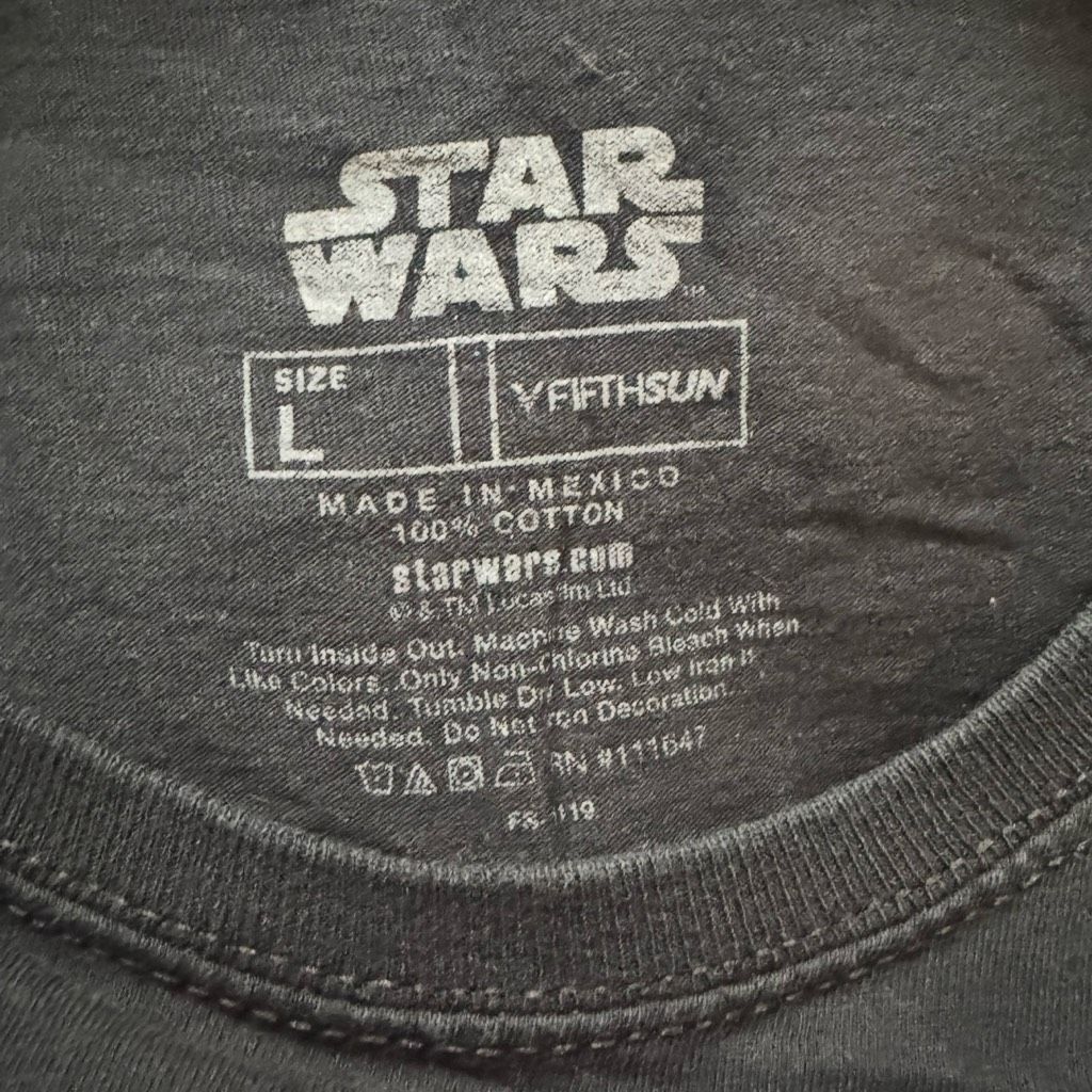 Star Wars Star Wars Lightsaber Duel Graphic T-Shirt Men’s Large Black Size US L / EU 52-54 / 3 - 3 Thumbnail