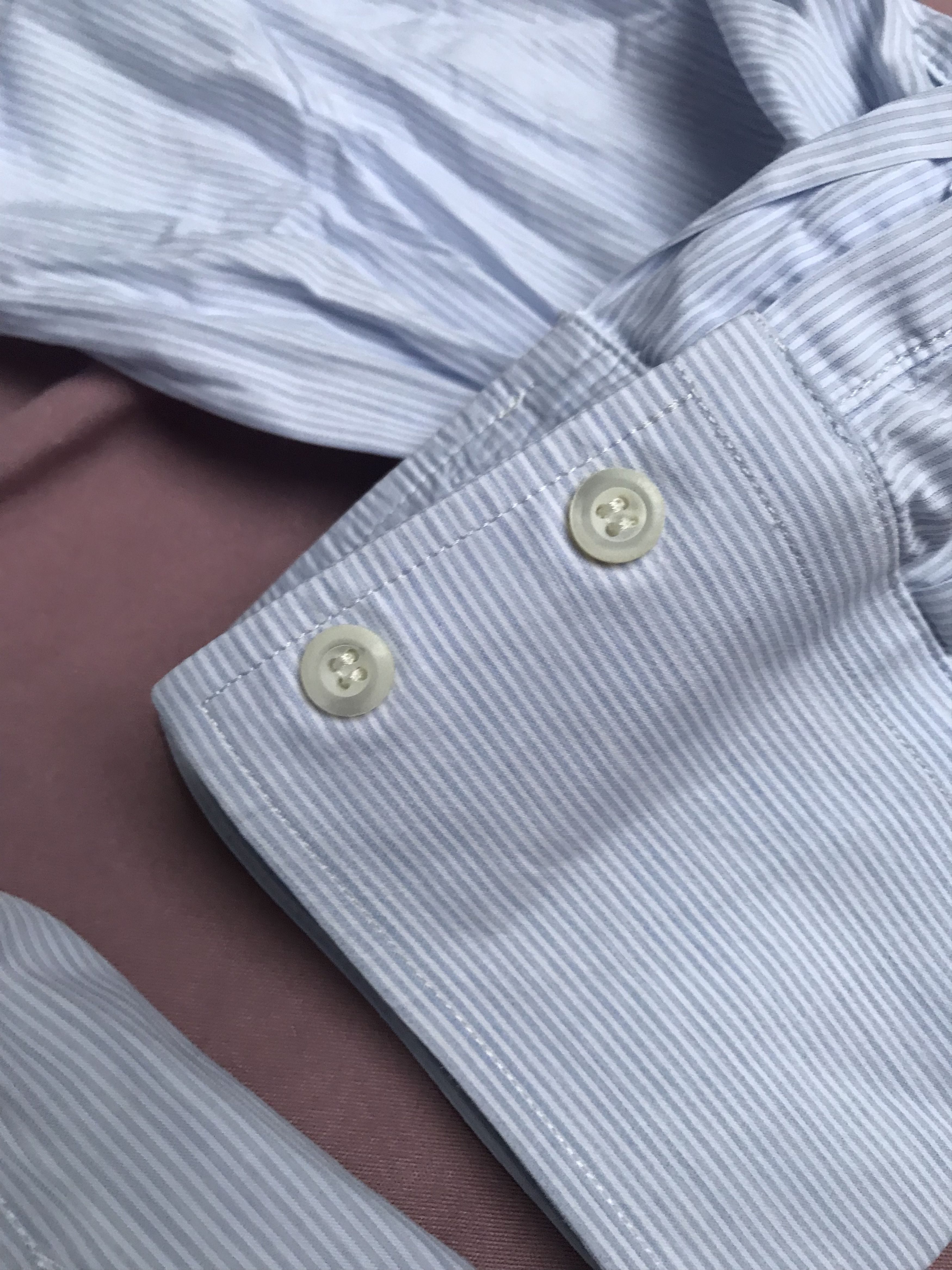Brunello Cucinelli Brunello Cucinelli high-end cotton poplin striped button up Size US M / EU 48-50 / 2 - 4 Thumbnail