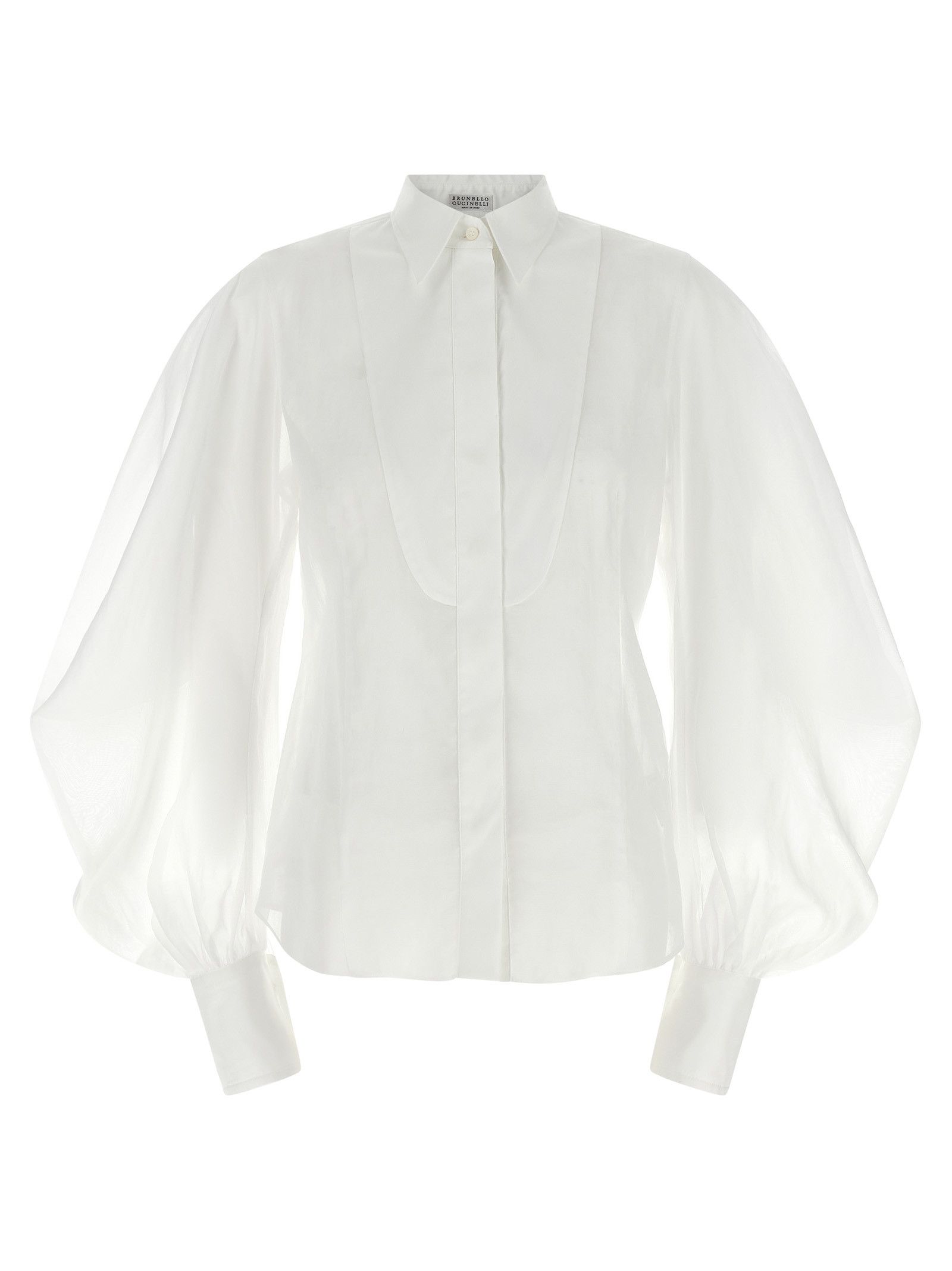 Brunello Cucinelli Organza Shirt Size S / US 4 / IT 40 - 1 Thumbnail