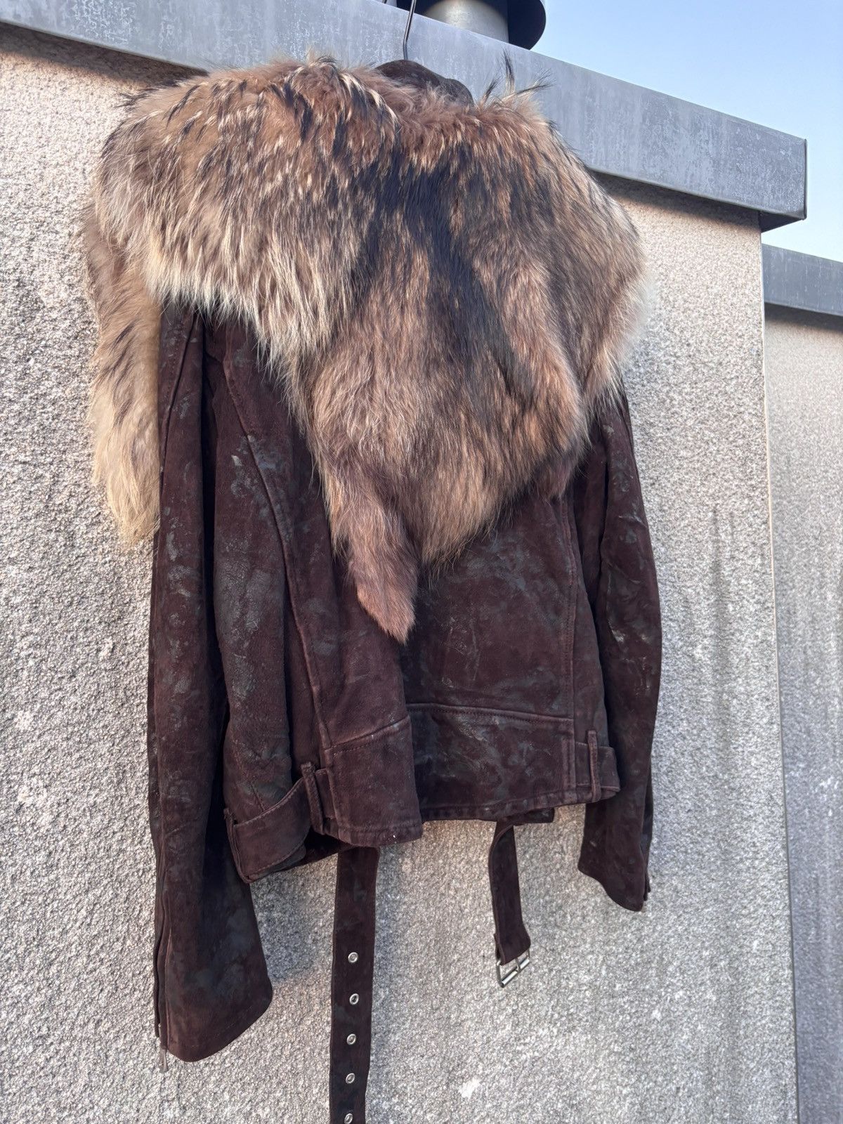 Balmain Balmain AW10 waxed rabbit fur leather jacket Size US M / EU 48-50 / 2 - 8 Thumbnail