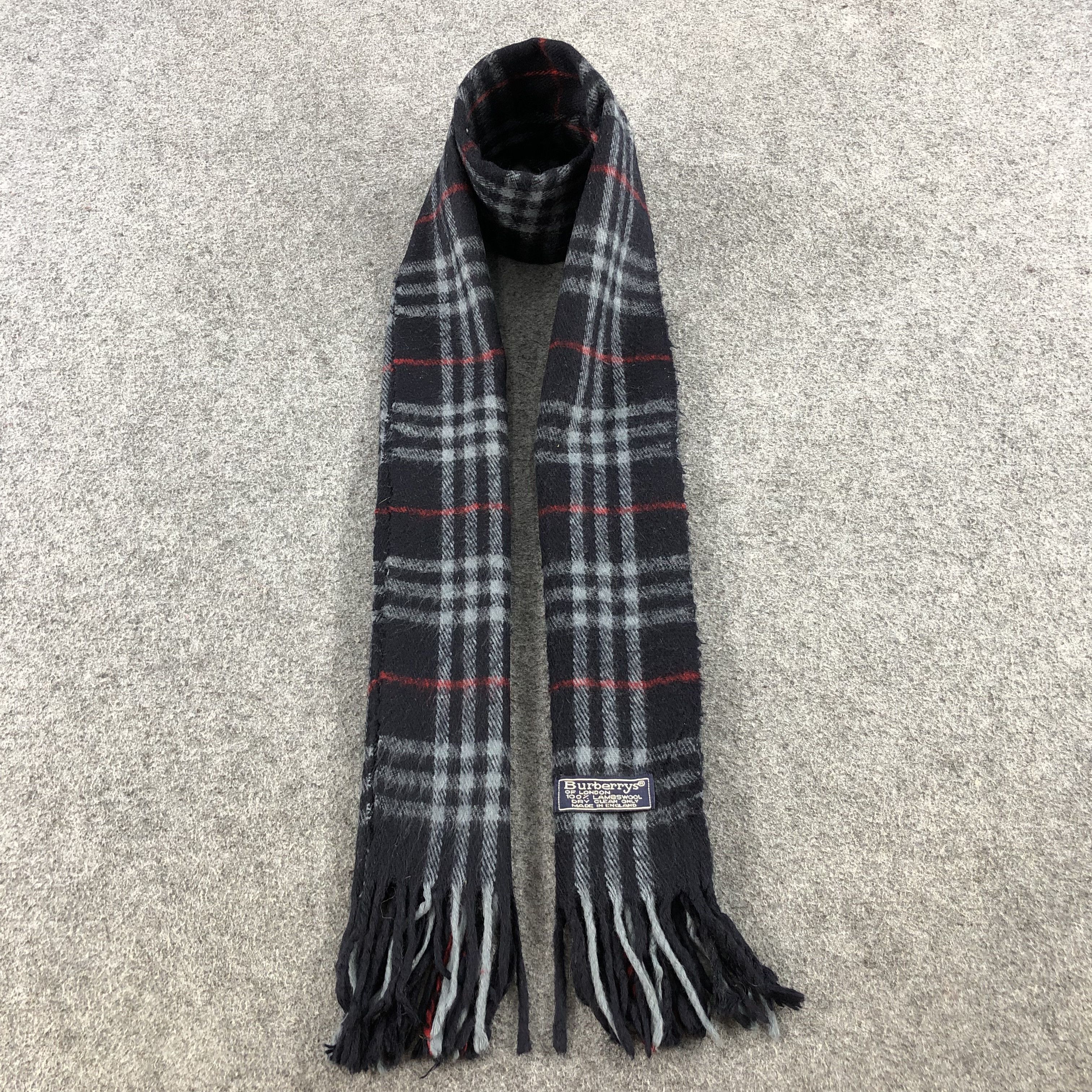 Burberry Burberrys Nova Check Wool Scarf Muffler V626 Size ONE SIZE - 1 Thumbnail