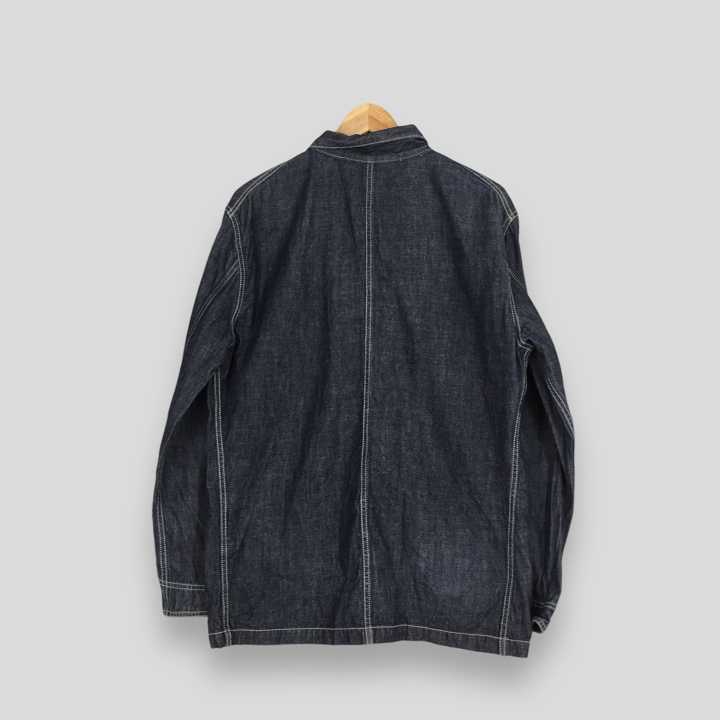 Lee Vintage 1990's Lee Sanforized Denim Worker Jacket Large Size US L / EU 52-54 / 3 - 9 Thumbnail