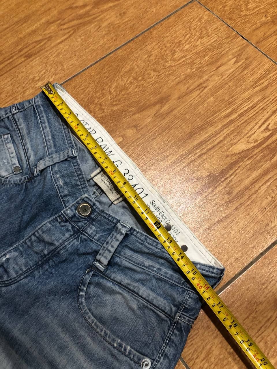 G-Star G Star Raw 3301 Straight Jeans Raw Denim Streetwear Fashion Size US 34 / EU 50 - 15 Thumbnail