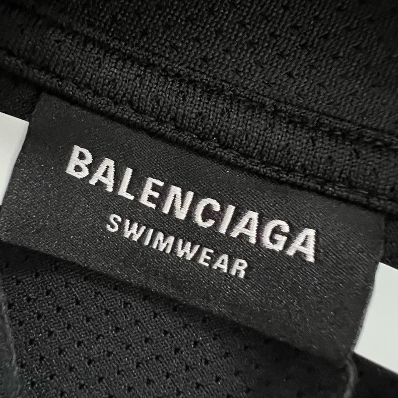 Balenciaga Balenciaga Black mesh logo printed short sleeves Size US XS / EU 42 / 0 - 4 Thumbnail