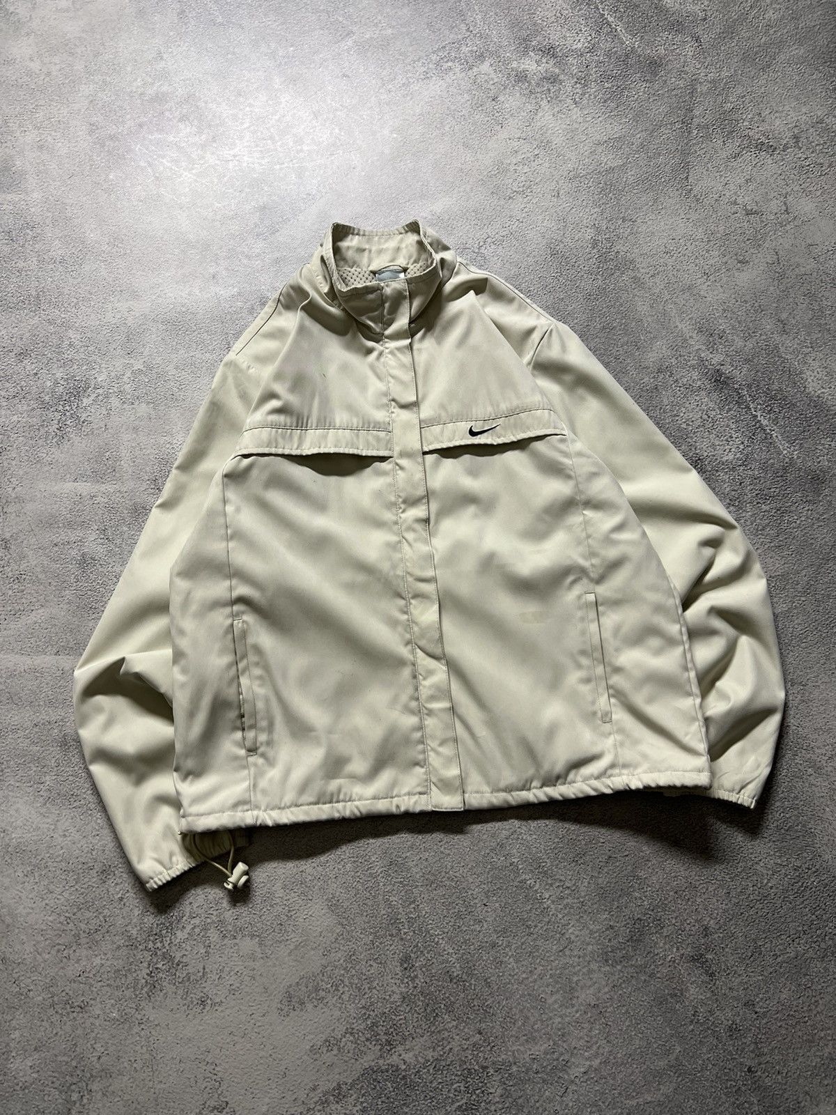 Nike × Vintage Vintage Y2k Nike 💛 Nylon Mini Swoosh Jacket 90’s Size S / US 4 / IT 40 - 5 Thumbnail