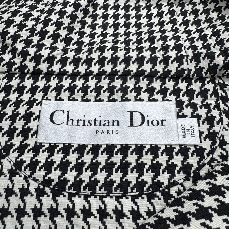 Dior Dior Thousand-bird plaid little bee embroidered windbreaker Size US XS / EU 42 / 0 - 5 Thumbnail