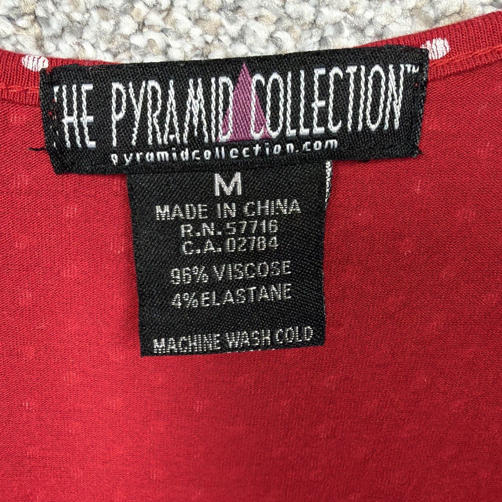 Vintage The Pyramid Collection Dress Women M Red Polka Dot Fit Flare Bow Retro Size M / US 6-8 / IT 42-44 - 4 Thumbnail
