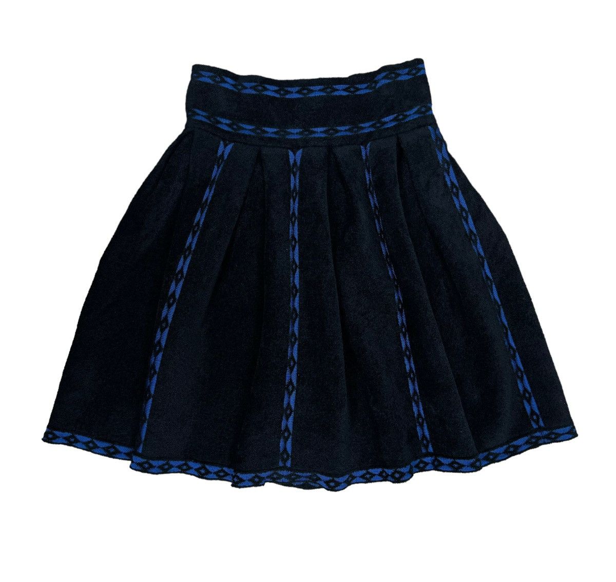 Maje Maje PARIS Jerome Jacquard-Pattern Pleated Mini Skirt size 2 Size 30" / US 8 / IT 44 - 8 Thumbnail
