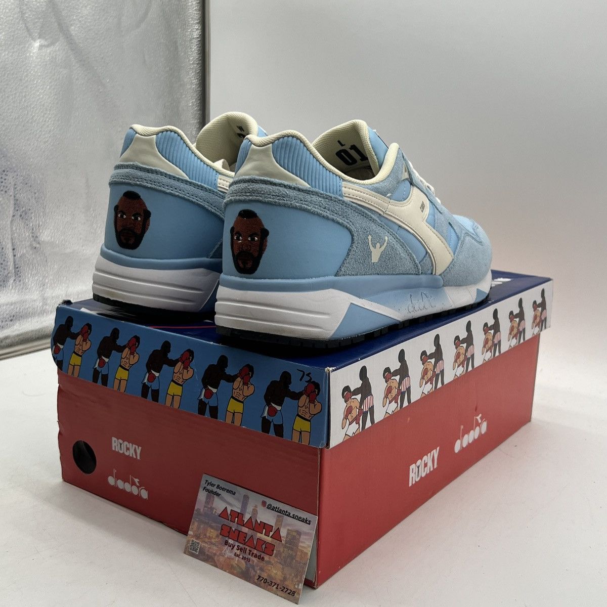Diadora Foot locker x n9002 rocky balboa sagas 45th anniversary Size US 12 / EU 45 - 5 Thumbnail