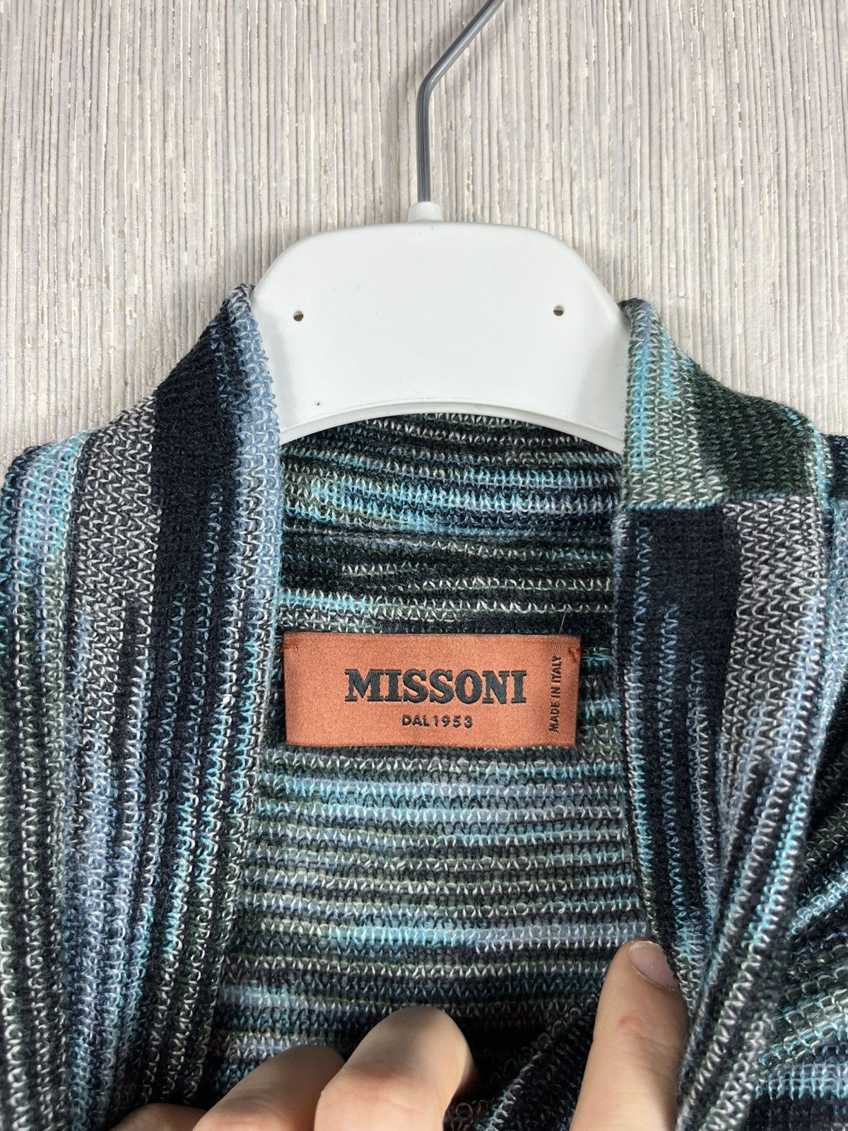 Missoni Missoni wool colorful thin sweater turtleneck patterned Size M / US 6-8 / IT 42-44 - 13 Thumbnail