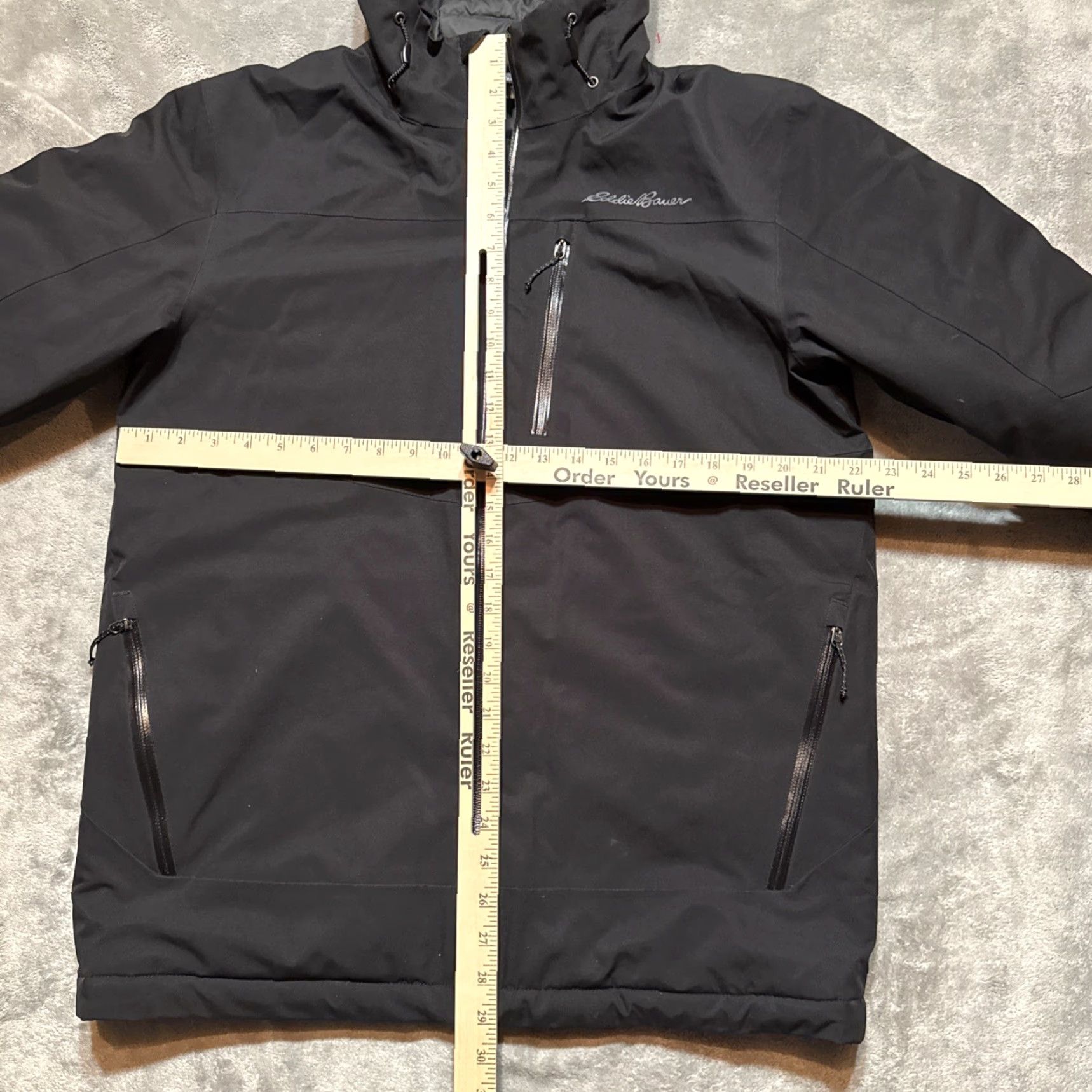 Eddie Bauer Eddie Bauer Jacket Mens Medium Black Down Insulated Hooded Weatheredge EB650 Size US M / EU 48-50 / 2 - 6 Thumbnail