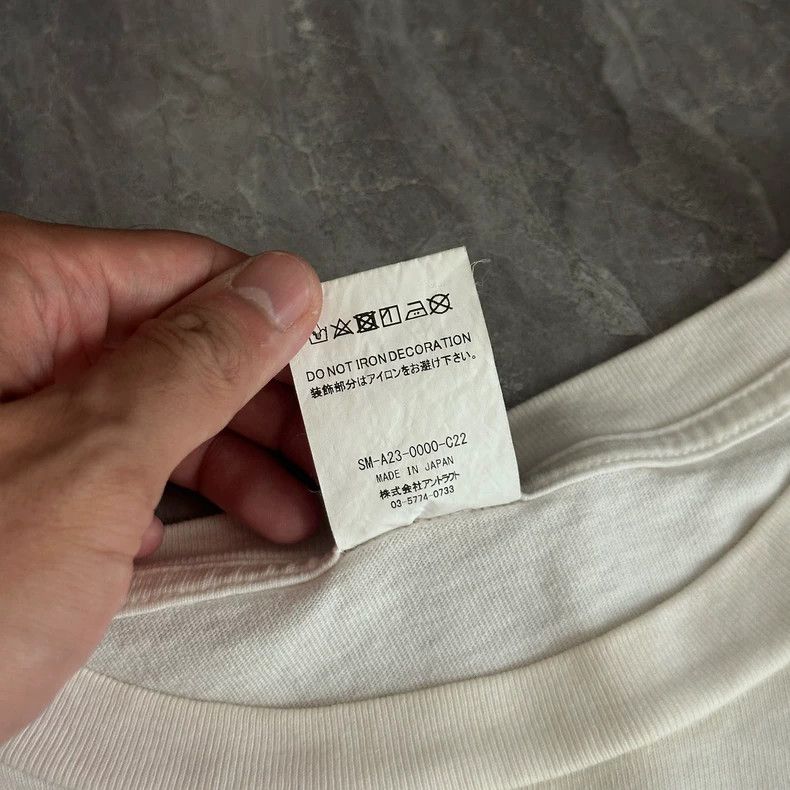 Saint Michael Saint Michael Printed washed white short sleeved shirt Size US XL / EU 56 / 4 - 7 Thumbnail
