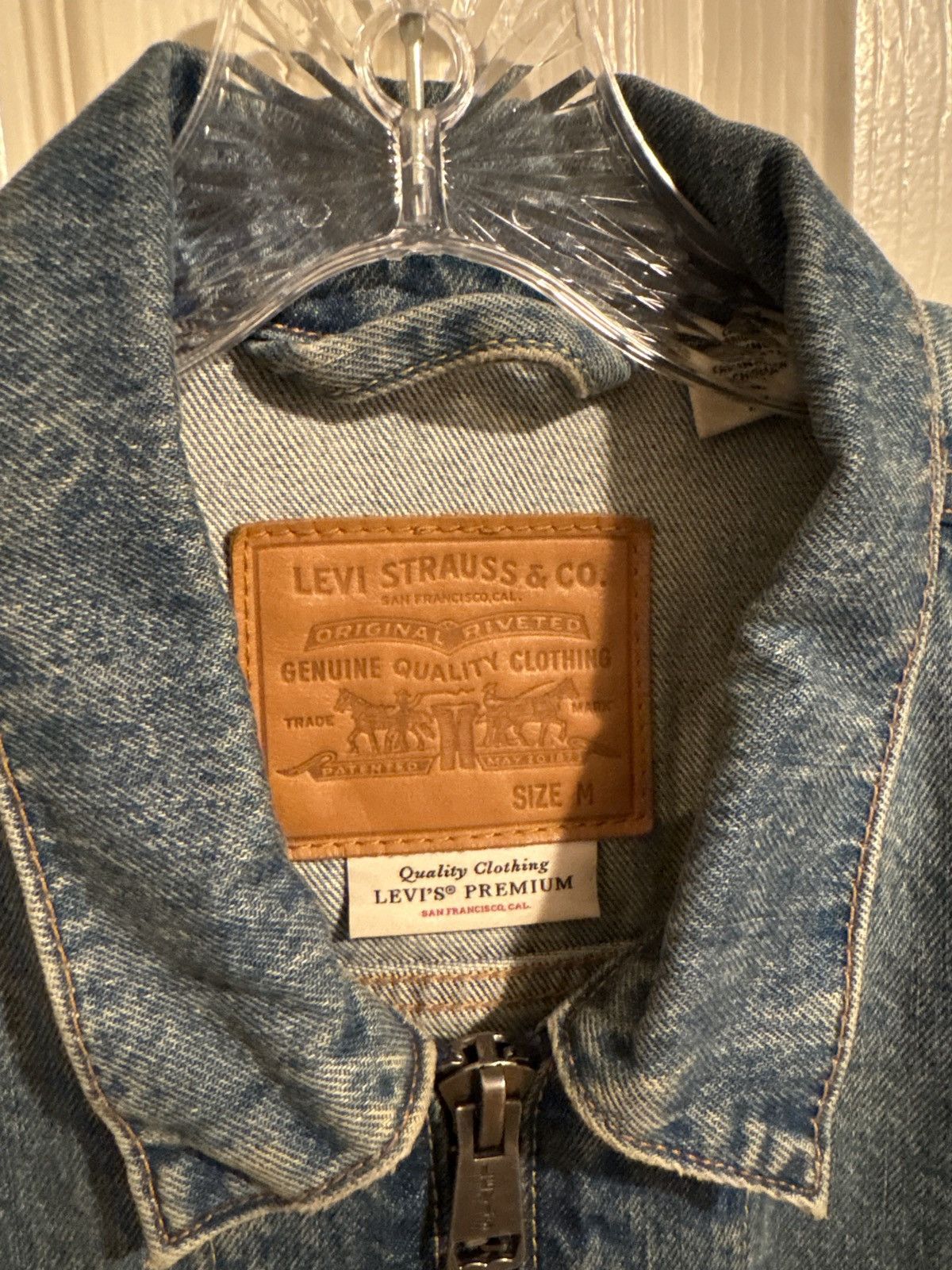 Levi's Levi’s zip-up trucker jacket Size US M / EU 48-50 / 2 - 4 Thumbnail
